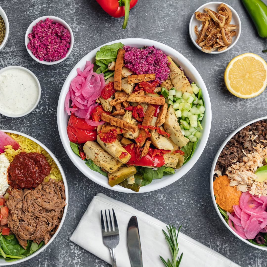 No fryers. No seed oils. No shortcuts. 💥

At PI·RHO, everything is made from scratch: from our handcrafted dips, spreads, and dressings to the proteins we marinate in-house.

Drop by for a meal of wholesome, delicious Food That Loves You Back. 💚

#FreshGreekGrill 🇬🇷 | $HBFG