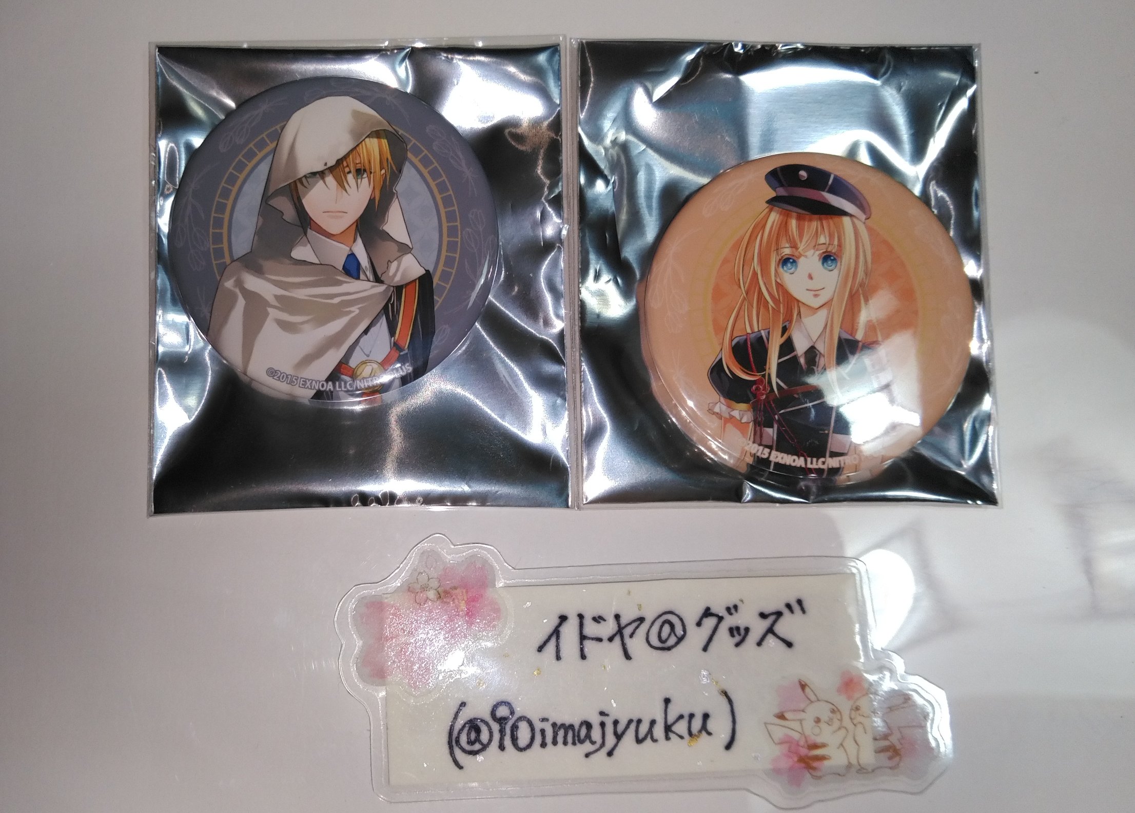 雲生 刀剣乱舞 アフタヌーンティー 缶バッジ ポストカード