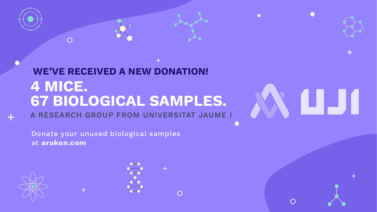 aRukon_es's tweet photo. Another donation!
🧪 4 mice → 67 biological samples
🎓 From a research group at @UJIuniversitat
♻️ Promote reuse in science — donate your unused samples at 𝐚𝐫𝐮𝐤𝐨𝐧𝐢𝐧𝐟𝐨@𝐠𝐦𝐚𝐢𝐥.𝐜𝐨𝐦
#aRukon #AnimalResearch #Reuse #ScienceForGood #3Rs https://t.co/zFhTQWtDkn