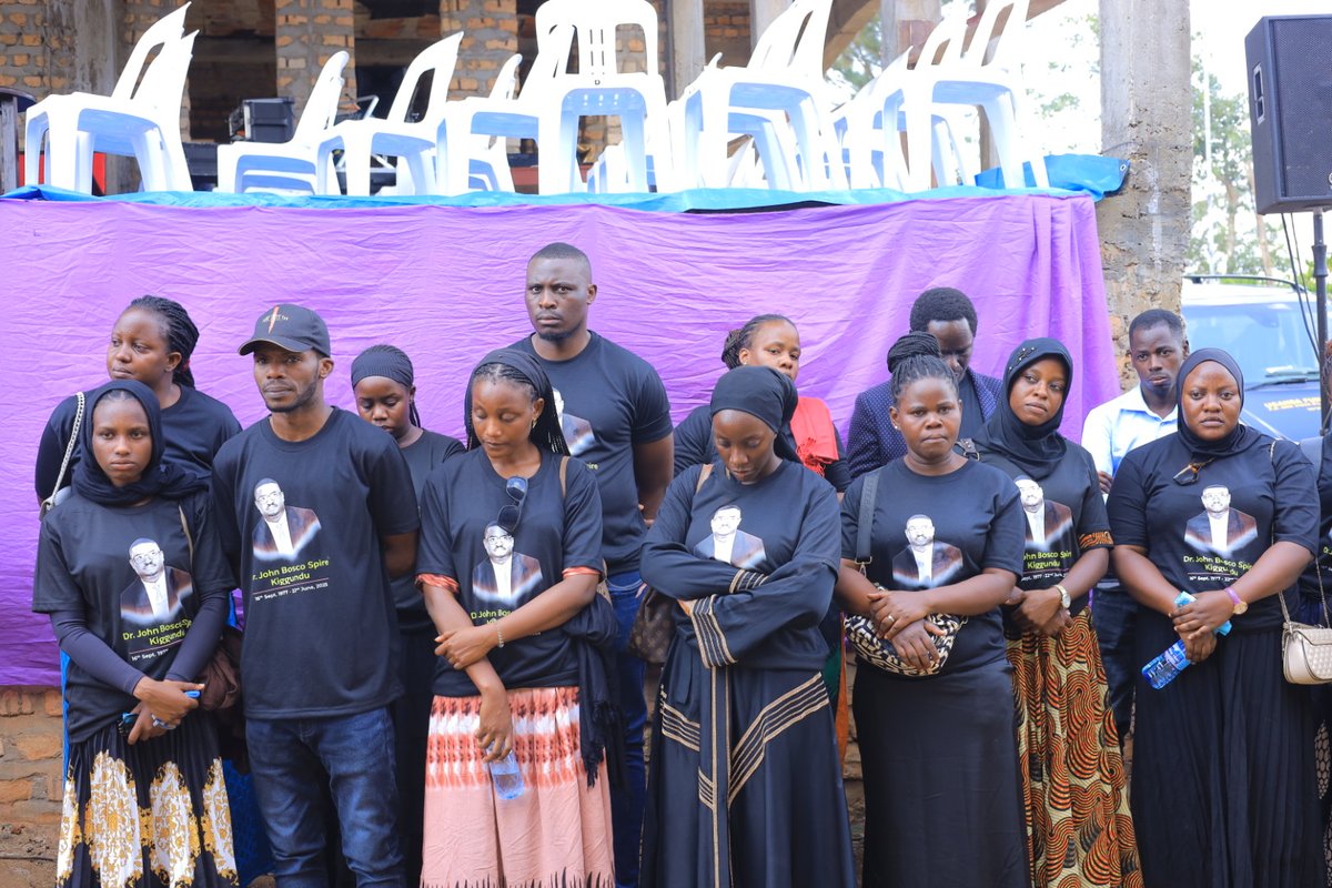 HenrobHospital's tweet photo. The Henrob Hospital team, led by Medical Director Dr. Justine Walusimbi, paid tribute to the late Dr. Spire Kiggundu, their Executive Director. She described him as a hard worker, devoted to his patients and the community- https://t.co/vwNJb2KfPE