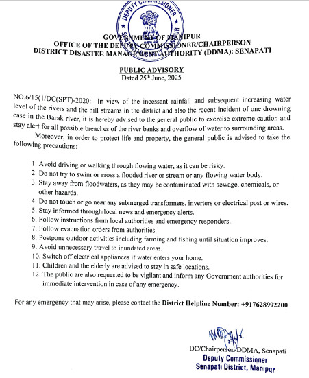 Important - Public Advisory