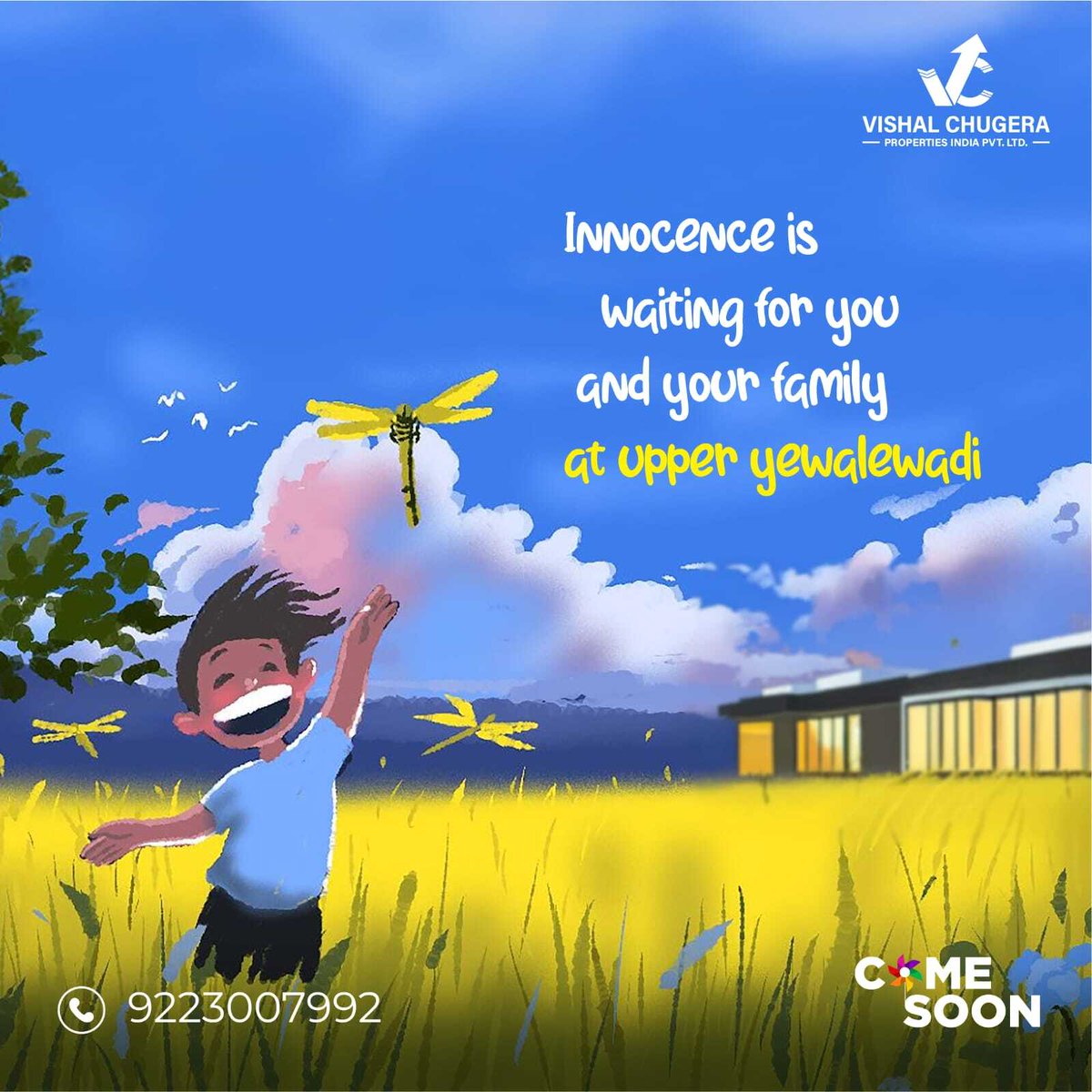 VishalPvt's tweet photo. Innocence is what we want the next generation to grow up with...

At Upper Yewalewadi, we’re creating more than just homes—we’re bringing back the joy of open fields, laughter echoing through green spaces, and carefree childhoods.

Imagine a place where your children can chase dr https://t.co/nX4CQtZzOk