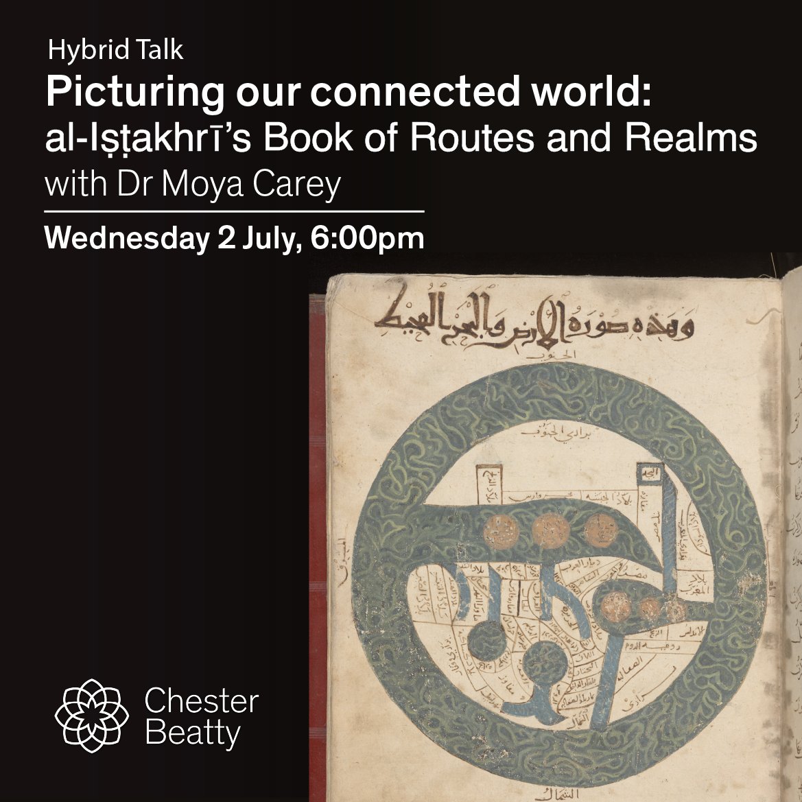 This summer’s exhibition at Chester Beatty offers a contemporary response to a thirteenth-century illustrated manuscript. This lecture will be delivered by the curator, Moya Carey, who will talk about this manuscript. 🎟️ FREE, more information: ow.ly/KhKw50WfZns