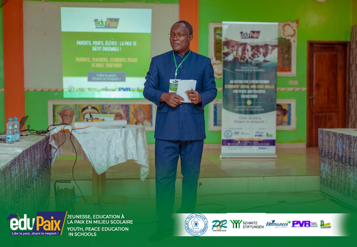 zenunetwork's tweet photo. 🌱 #EduPaix Workshop in Bafoussam!
On May 7th, Zenü Network opened its feedback workshop with a powerful moment: each participant introduced themselves, reflecting the diversity of stakeholders committed to peace education.
#zenunetwork #YouthInAction #Humanees #unicef #onu https://t.co/ZRZEdfgSdz