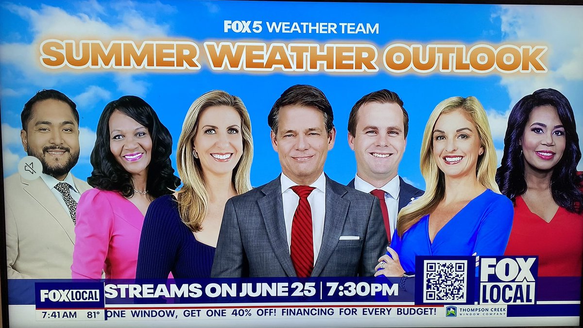 Come join us LIVE on Fox Local tonight at 7:30. We will talk summer heat - the tropics and the latest on Jen Delgado’s pups. See you tonight…