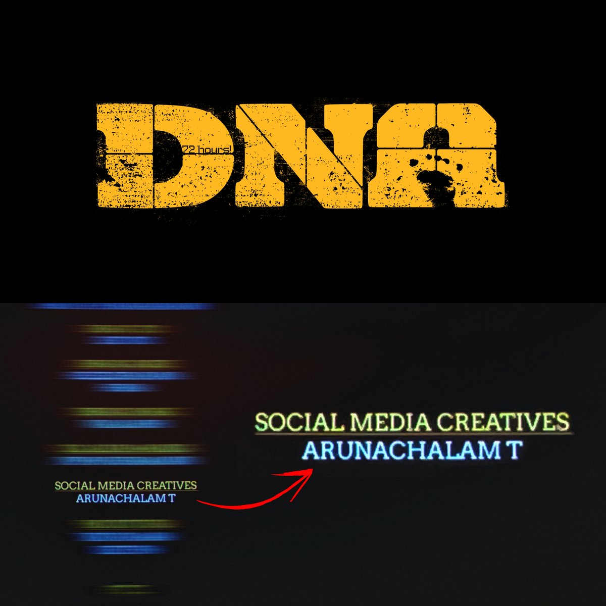 ArunTheEditor's tweet image. Two Films. One Proud Moment.
🎬 Social Media Creative for DNA
🎞️ Promo Designer & Social Media Creative for Chennai City Gangstar
Both hit the screens last week — still riding the high!
#DNAMovie #ChennaiCityGangstar