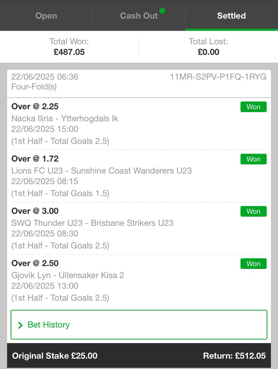 MSWFootballTips's tweet image. 4-fold acca from the weekend!

Took the partial cash out of £150 after 3 games with the final payout being £510 instead of around £720 but I guaranteed the £150 win!⚽️