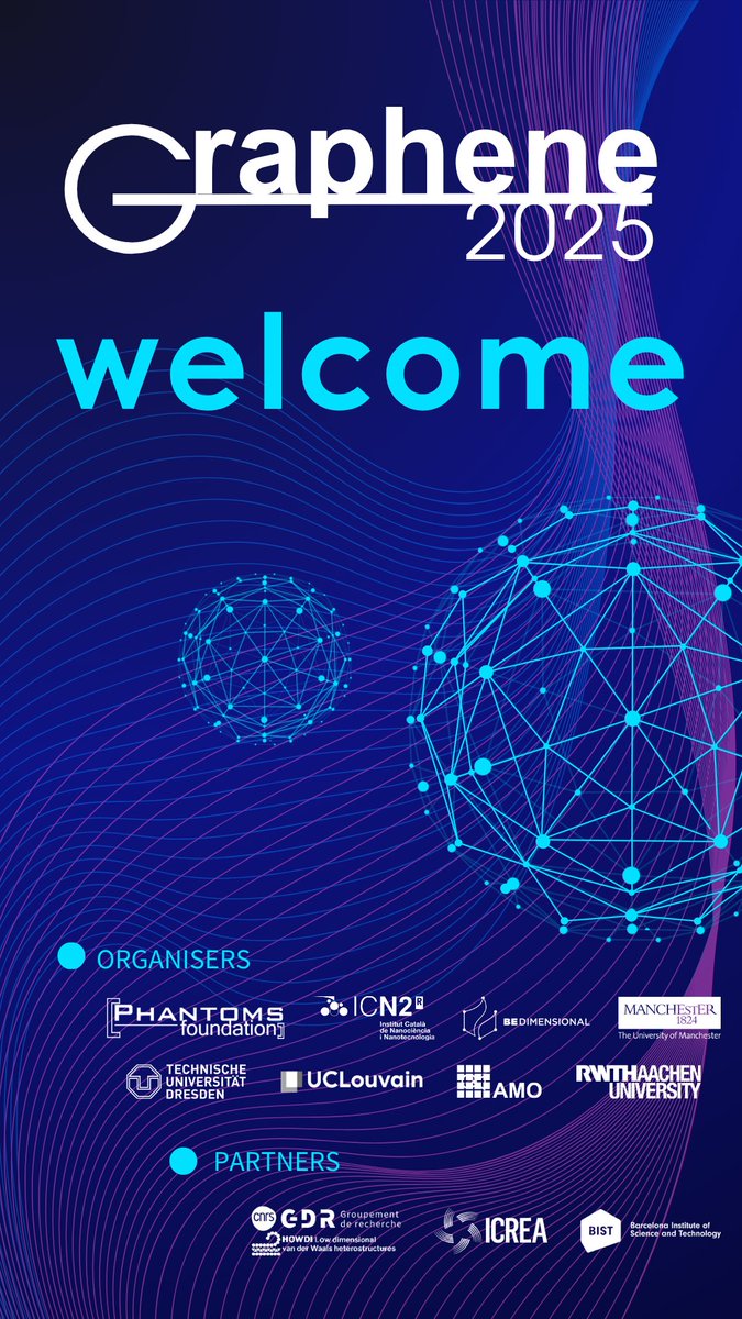 GrapheneConf's tweet image. 🚀 Kicking off Day 1 of #Graphene2025!
Exciting talks, cutting-edge innovations, and networking with the world’s top minds in graphene and 2D materials.
Stay tuned for live updates and highlights! 🌍🧪✨
#Graphene #2Dmaterials #Nanotech #Conference