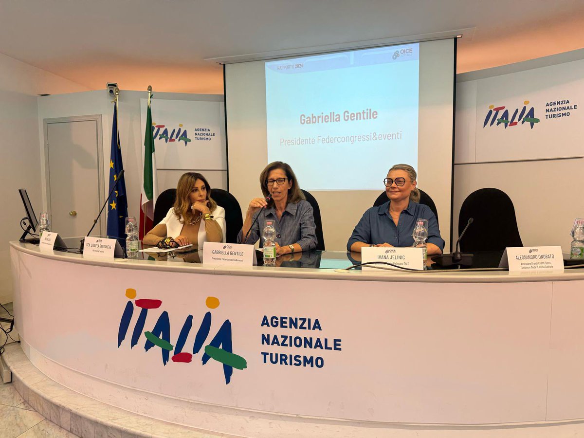 Ministero del Turismo (@mturismoitalia) on Twitter photo 📢 Turismo, Presentazione dell'OICE.
“I protagonisti della crescita del Mice sono le sue imprese e i suoi professionisti e il Governo si impegna a garantire loro le migliori condizioni per svolgere il proprio lavoro”, cosi <a href="/DSantanche/">Daniela Santanchè</a>.
Scopri di più: ministeroturismo.gov.it/turismo-congre… 📢 Turismo, Presentazione dell'OICE.
“I protagonisti della crescita del Mice sono le sue imprese e i suoi professionisti e il Governo si impegna a garantire loro le migliori condizioni per svolgere il proprio lavoro”, cosi <a href="/DSantanche/">Daniela Santanchè</a>.
Scopri di più: ministeroturismo.gov.it/turismo-congre…