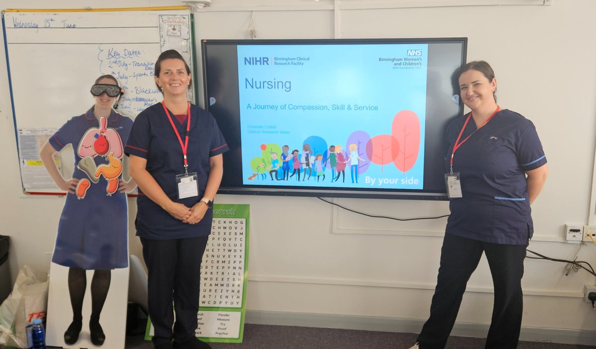 NIHR Birmingham CRF (@birminghamcrf) on Twitter photo Today we spent time <a href="/StNicholasCP/">St Nicholas Catholic</a> with Year 6 discussing and promoting *Careers in nursing
*What is research?
*How young people can get involved with YPAG
Lots of questions, discussion and interactive opportunities 👍 Today we spent time <a href="/StNicholasCP/">St Nicholas Catholic</a> with Year 6 discussing and promoting *Careers in nursing
*What is research?
*How young people can get involved with YPAG
Lots of questions, discussion and interactive opportunities 👍