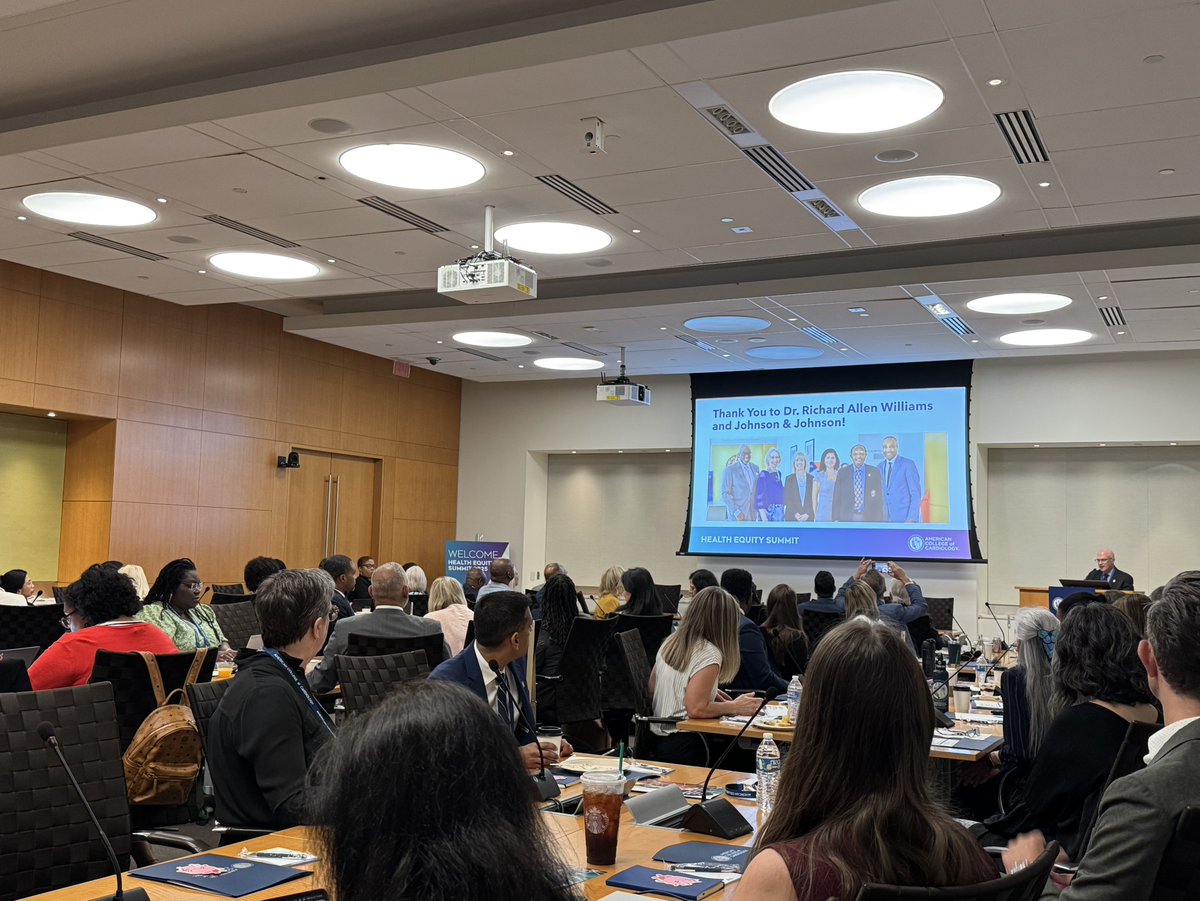 American College of Cardiology (@accintouch) on Twitter photo #ACCPresident <a href="/ChrisKramerMD/">Christopher Kramer MD</a> kicks off the 2025 ACC Health Equity Summit with an energized group ready to discuss building & sustaining adaptive & resilient health systems!
“It requires commitment it requires, it requires persistence.”
Follow along ➡️ #ACCHealthEquity! #ACCPresident <a href="/ChrisKramerMD/">Christopher Kramer MD</a> kicks off the 2025 ACC Health Equity Summit with an energized group ready to discuss building & sustaining adaptive & resilient health systems!
“It requires commitment it requires, it requires persistence.”
Follow along ➡️ #ACCHealthEquity!