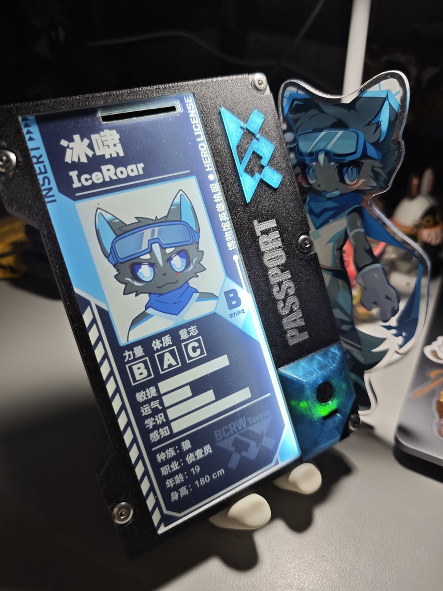感谢 <a href="/baobaibw/">暴白Blizzardwhite</a> 做的牌牌🤤
很美丽孩子很喜欢🤤
