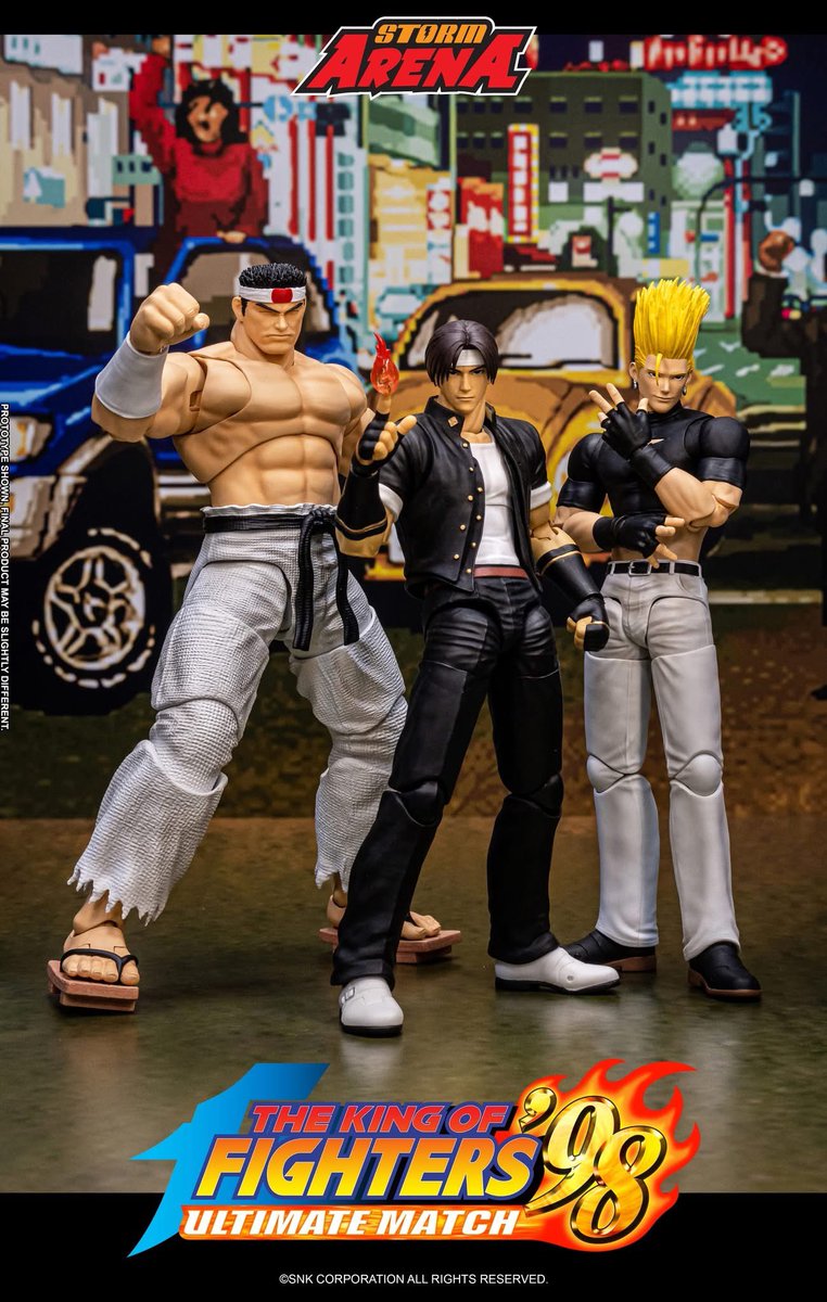Coming Soon!!
#kof #thekingoffighters #kof98 #stormarena #kyo #benimaru #daimon 
#japanteam