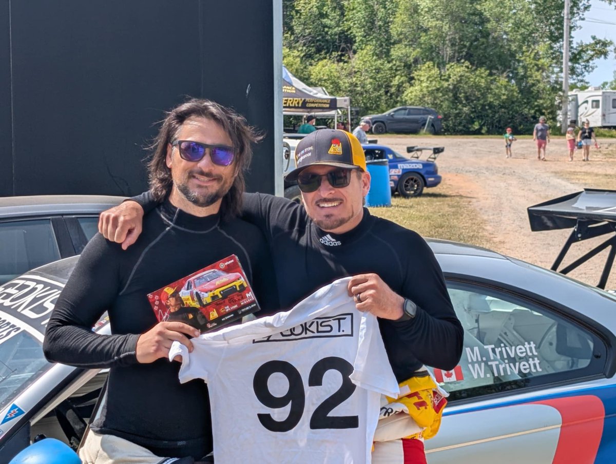 Had the privilege to share my car with Alex Tagliani this past weekend... Offered him a drive on a whim when their car fell ill to mechanicals. What a class act, and super nice guy!