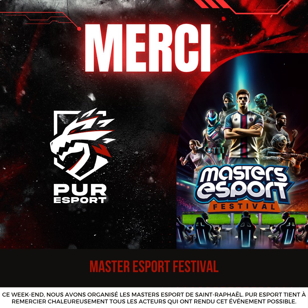 PUR ESPORT 🇫🇷 (@puresportfr) on Twitter photo 📷 Un grand merci à tous ceux qui ont contribué au succès des Masters Esport de Saint-Raphaël : <a href="/SRVHB/">Saint-Raphaël Var Handball</a>, Geco Informatique, <a href="/Volt_Event/">Volt Events</a>, <a href="/VilleStRaphael/">Ville de Saint-Raphaël</a>, l'Agglomération, <a href="/EsterelCoteAzur/">Estérel Côte d'Azur</a>, SRGS, Parkour83, Babychou, <a href="/gramildinho/">Gramildinho</a>, Jerem de KissFM, Guillaume du SRVHB , Hafida RAMI, 📷 Un grand merci à tous ceux qui ont contribué au succès des Masters Esport de Saint-Raphaël : <a href="/SRVHB/">Saint-Raphaël Var Handball</a>, Geco Informatique, <a href="/Volt_Event/">Volt Events</a>, <a href="/VilleStRaphael/">Ville de Saint-Raphaël</a>, l'Agglomération, <a href="/EsterelCoteAzur/">Estérel Côte d'Azur</a>, SRGS, Parkour83, Babychou, <a href="/gramildinho/">Gramildinho</a>, Jerem de KissFM, Guillaume du SRVHB , Hafida RAMI,