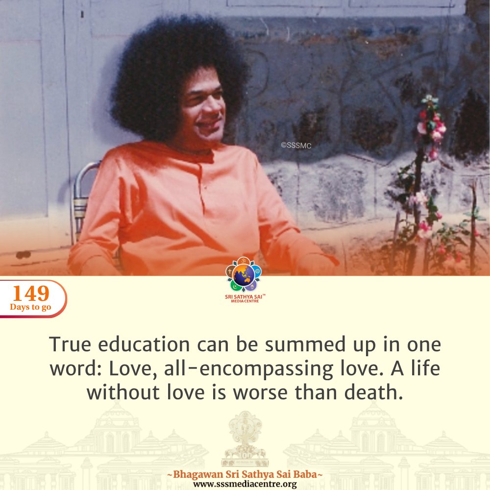Sri Sathya Sai Baba - Official (@thesathyasai) on Twitter photo 