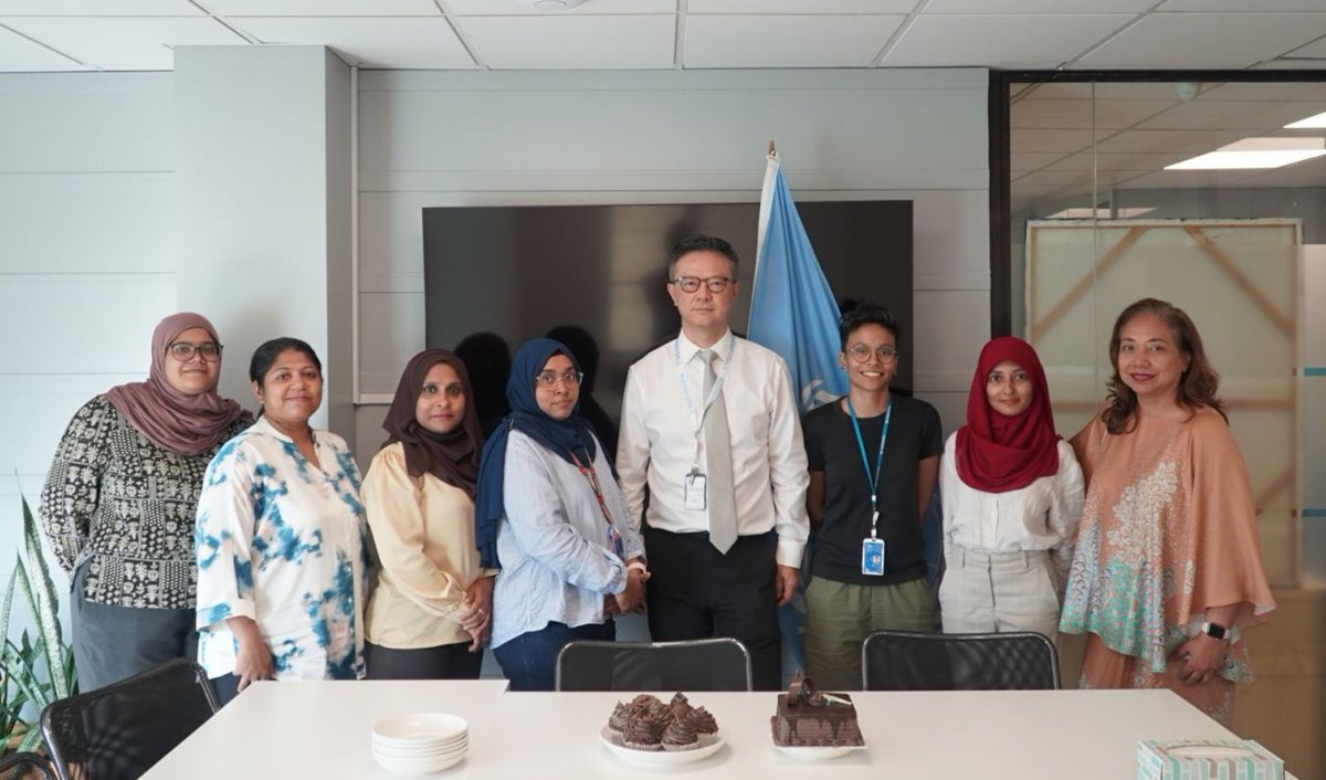 Hao Zhang (@haomaldives) on Twitter photo On this International Day of Women in Diplomacy, I warmly commend the women of <a href="/UNMaldives/">UN in the Maldives</a> and my team in UNRCO for their leadership, dedication, and invaluable contributions to advance the sustainable development in the Maldives.
#WomenInDiplomacy #MV60_UN80 On this International Day of Women in Diplomacy, I warmly commend the women of <a href="/UNMaldives/">UN in the Maldives</a> and my team in UNRCO for their leadership, dedication, and invaluable contributions to advance the sustainable development in the Maldives.
#WomenInDiplomacy #MV60_UN80