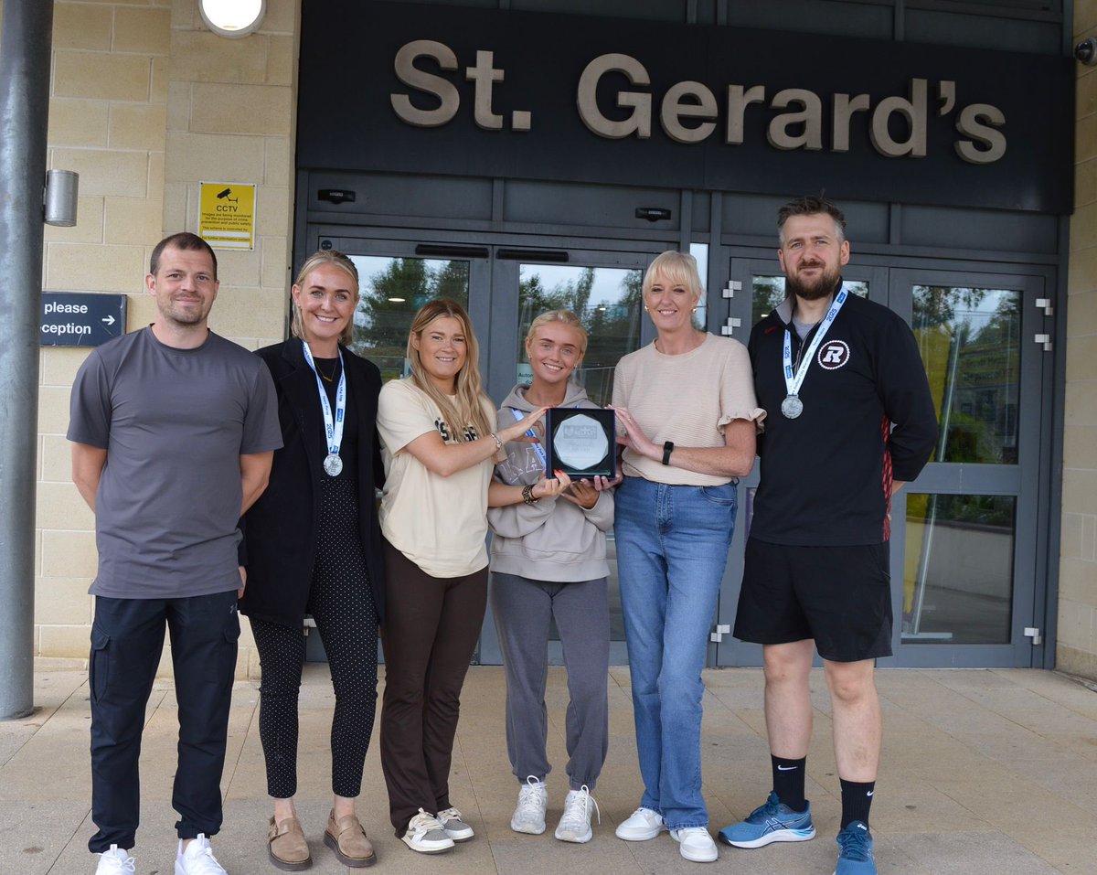 St Gerard’s were delighted to receive the special merit award from the  <a href="/marathonbcm/">BelfastCityMarathon</a> 

It’s an honour to receive this award on behalf of all the parents, staff, pupils &amp; friends, special thanks to Claire, Roseanna and the gang at the marathon for making this happen for us