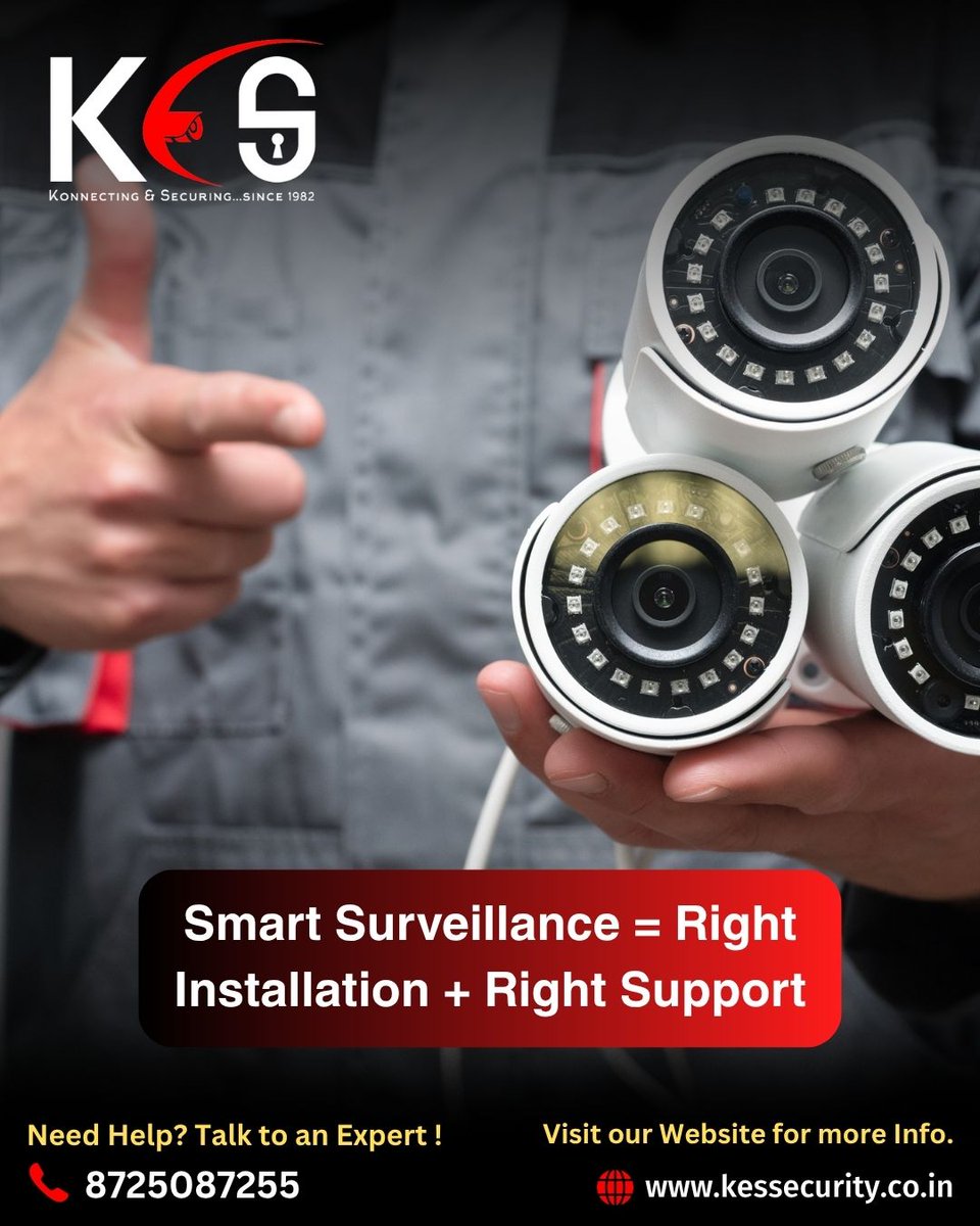 KESSecurity's tweet photo. Most People Get CCTV Wrong — Don't Be One of Them!
Think your camera's doing the job? Think again!
From wrong angles to forgotten footage — one small mistake can cost you big.

🌐 https://t.co/OclniVKxdo
☎ 8725087255

#CCTVMistakes #HomeSecurityTips #KESecurity https://t.co/GyHhRonmRt