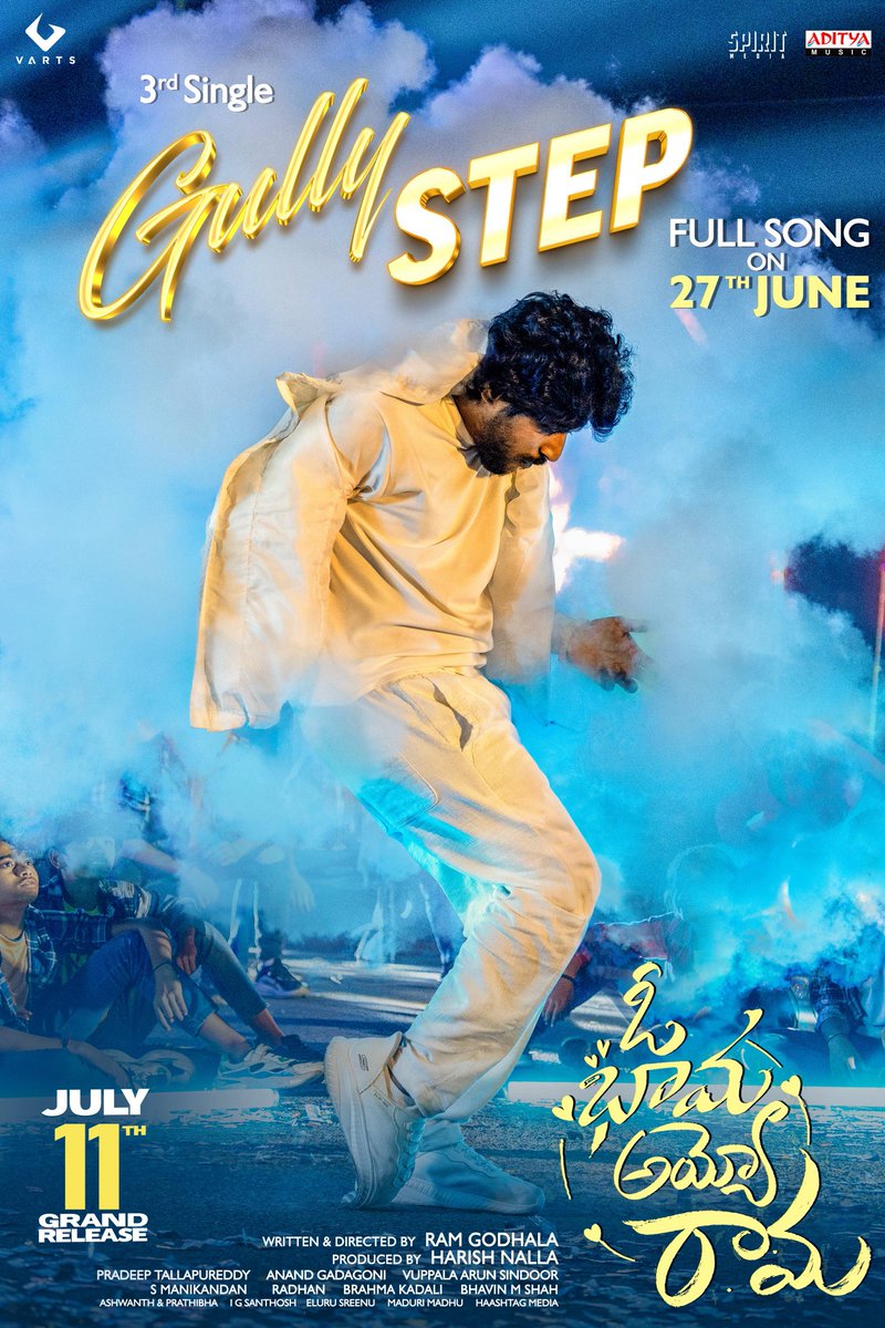 MilagroMovies's tweet image. 3rd Single from #OhBhamaAyyoRama - #GullyStep Full Song Out on 27th June 🎶🔥

#OBAR In Theatres on JULY 11th 😍