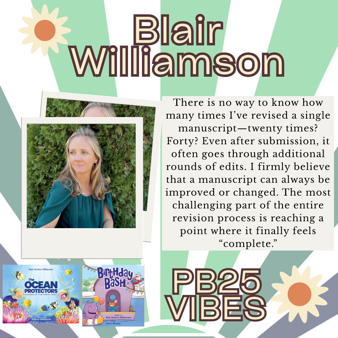 PB25Vibes (@pb25vibes) on Twitter photo Blair <a href="/theislandwriter/">Blair N Williamson, Children's Author</a> says that a manuscript can always be revised. There's always a word to tighten, a sentence to polish.
#revision #editors #author #kidlit #PB25Vibes #writingcommunity #publishing Blair <a href="/theislandwriter/">Blair N Williamson, Children's Author</a> says that a manuscript can always be revised. There's always a word to tighten, a sentence to polish.
#revision #editors #author #kidlit #PB25Vibes #writingcommunity #publishing