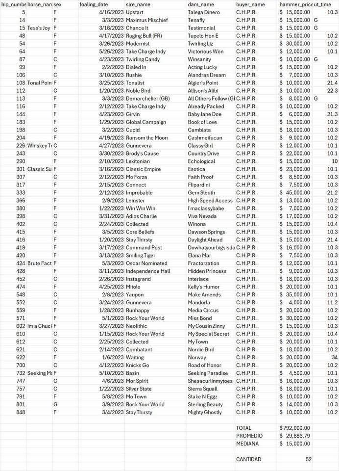 Chrissy_Ottb's tweet image. All the horses bought @OBSSales recently.
Sickening to think of the fate waiting for these poor babies. @OBSSales needs to take some accountability here.