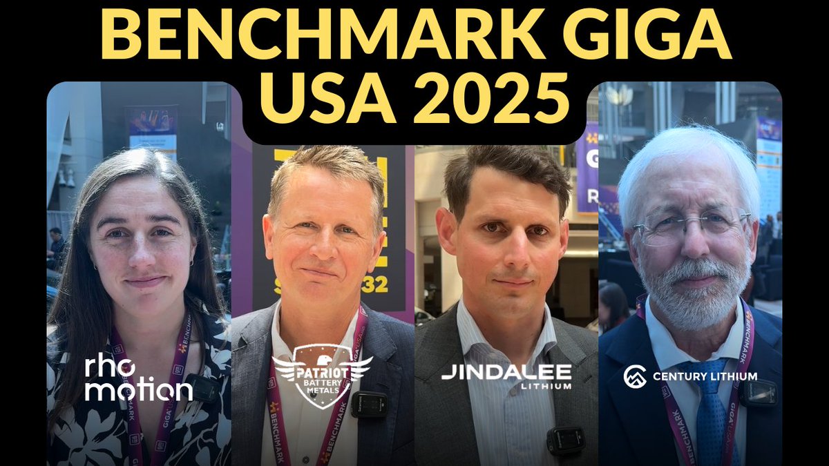 Rock Stock Channel (@rkequityrocks) on Twitter photo 🔥 NEW VIDEO 🔥 <a href="/LithiumIonBull/">Howard Klein</a> returns from the Benchmark Giga USA 2025 conference in Washington, DC with exclusive interviews featuring key voices from the lithium sector— <a href="/RhoMoIola/">Iola Hughes</a> (<a href="/rhomotion/">Rho Motion</a>), Ken Brinsden (<a href="/Patriot_Battery/">Patriot Battery Metals Inc.</a>: $PMET), Ian Rodger (<a href="/JindaleeL/">Jindalee Lithium Ltd</a>: $JLL), and Bill 🔥 NEW VIDEO 🔥 <a href="/LithiumIonBull/">Howard Klein</a> returns from the Benchmark Giga USA 2025 conference in Washington, DC with exclusive interviews featuring key voices from the lithium sector— <a href="/RhoMoIola/">Iola Hughes</a> (<a href="/rhomotion/">Rho Motion</a>), Ken Brinsden (<a href="/Patriot_Battery/">Patriot Battery Metals Inc.</a>: $PMET), Ian Rodger (<a href="/JindaleeL/">Jindalee Lithium Ltd</a>: $JLL), and Bill
