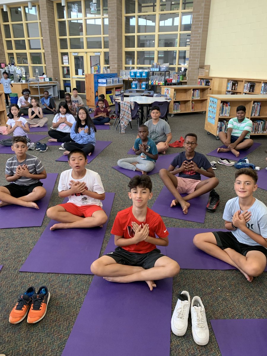 Two years ago today, we had our final yoga class with the Gr. 6s at ⁦<a href="/ThomasMoreOCSB/">St. Thomas More School</a>⁩ . We started in Kindergarten and it was a gift to witness their growth not just in their yoga practice, but in confidence, mindfulness, and community spirit. #ocsbBeCommunity #ocsbBeWell🌸