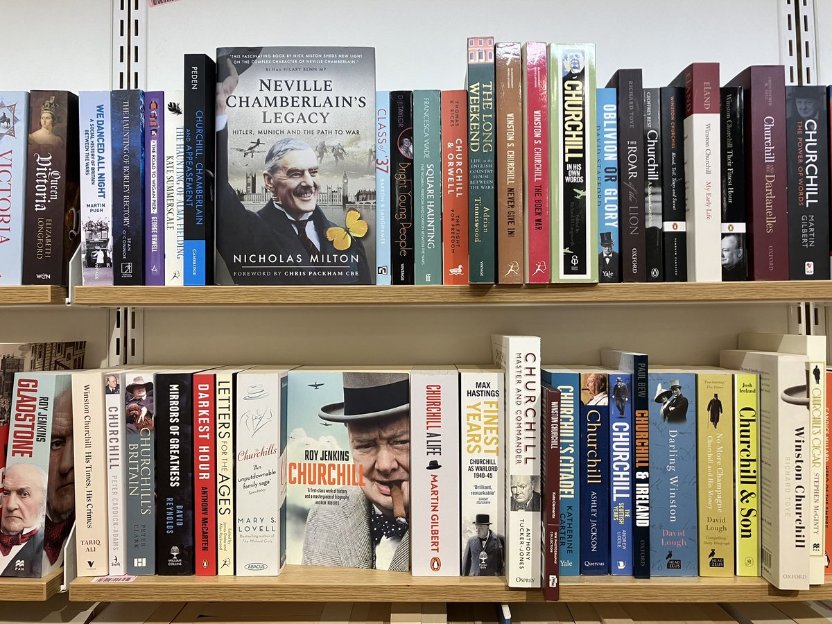 Nicholas Milton (@nicholasmilton) on Twitter photo Great to see my book Neville Chamberlain’s Legacy with foreword by <a href="/ChrisGPackham/">Chris Packham</a> on sale <a href="/Waterstones/">Waterstones</a> among a sea of books on Churchill. Only PM to discover a new species to science. And founder of <a href="/WildlifeTrusts/">The Wildlife Trusts</a> & <a href="/CPRE/">CPRE The countryside charity</a>. amazon.co.uk/Neville-Chambe… <a href="/penswordbooks/">Pen & Sword Books</a> <a href="/TheRestHistory/">The Rest Is History</a> Great to see my book Neville Chamberlain’s Legacy with foreword by <a href="/ChrisGPackham/">Chris Packham</a> on sale <a href="/Waterstones/">Waterstones</a> among a sea of books on Churchill. Only PM to discover a new species to science. And founder of <a href="/WildlifeTrusts/">The Wildlife Trusts</a> & <a href="/CPRE/">CPRE The countryside charity</a>. amazon.co.uk/Neville-Chambe… <a href="/penswordbooks/">Pen & Sword Books</a> <a href="/TheRestHistory/">The Rest Is History</a>