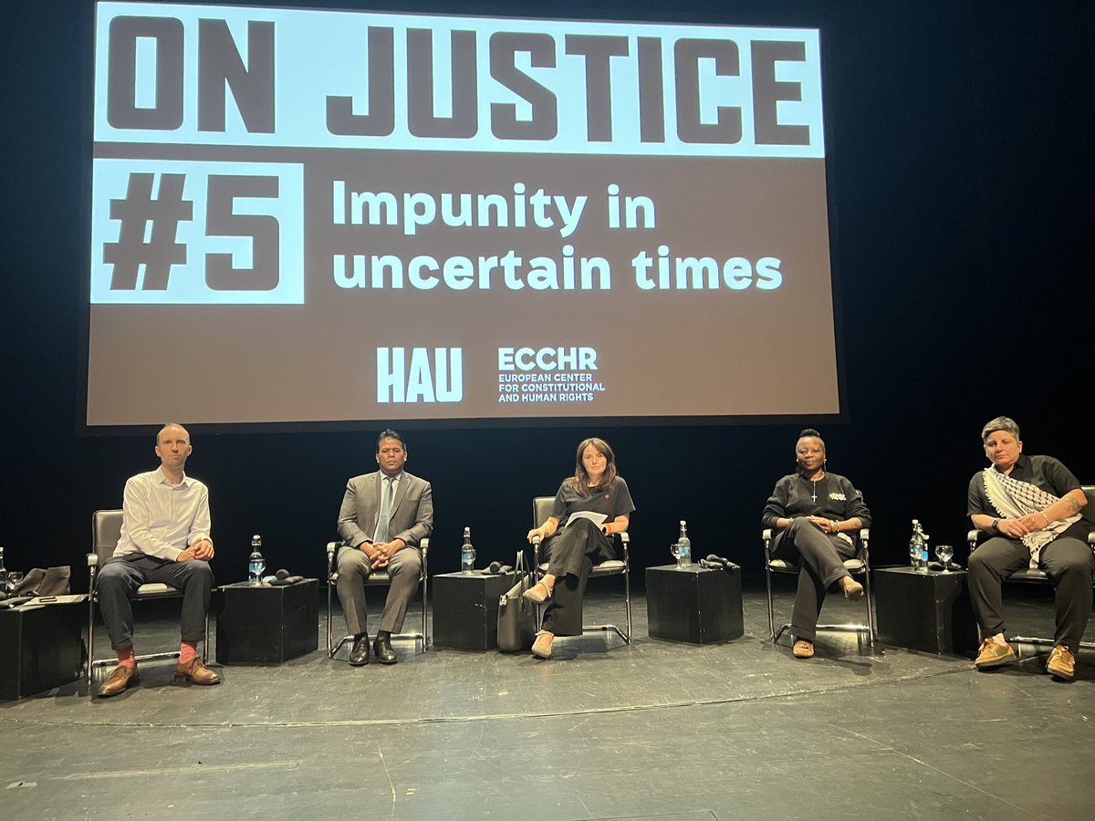 Tun Khin (@tunkhin80) on Twitter photo Last night at <a href="/ECCHRBerlin/">ECCHR</a>, I spoke on Impunity in Uncertain Times, highlighting the urgent need for justice, accountability, and reparations for the #RohingyaGenocide and all atrocities in #Myanmar . The international community must support arrest warrants and end impunity. Last night at <a href="/ECCHRBerlin/">ECCHR</a>, I spoke on Impunity in Uncertain Times, highlighting the urgent need for justice, accountability, and reparations for the #RohingyaGenocide and all atrocities in #Myanmar . The international community must support arrest warrants and end impunity.