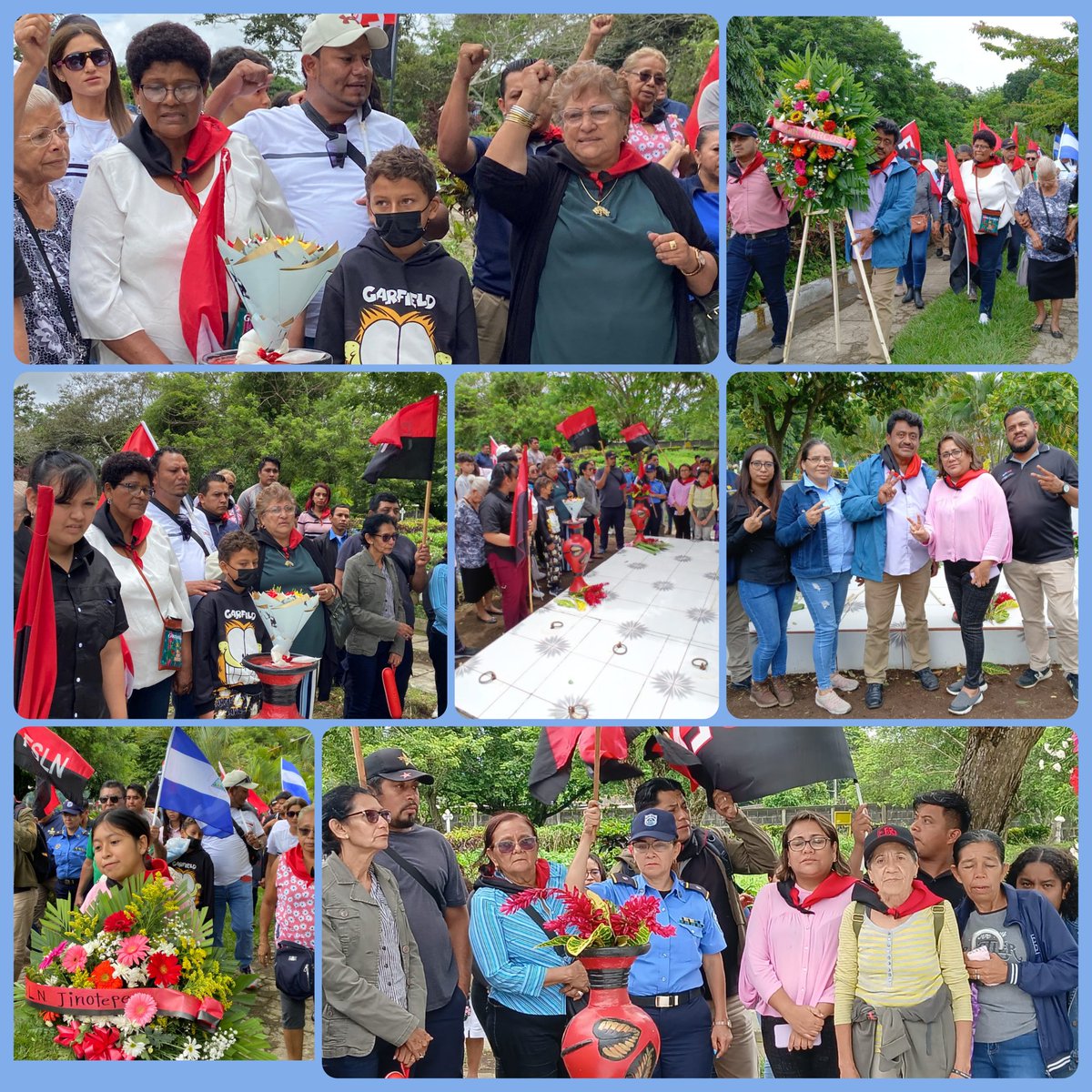 HUELLA SANDINISTA🇳🇮 (@huella_sandinis) on Twitter photo Ayer 24 de junio en Jinotepe, Militancia Sandinista, Autoridades Municipales y Familiares, Conmemoraron el 7mo aniversario del Héroe de la Paz Cristofer Castillo, asesinado cobardemente por la derecha golpista en el 2018.
#UnidosEnVictorias
<a href="/Politicanica_/">Soy Humana 😎 Mayte Silva 💓</a> <a href="/CsarLpe1525/">César F. López 🇳🇮</a>
<a href="/FirmesP/">Firmes Por la Paz</a> Ayer 24 de junio en Jinotepe, Militancia Sandinista, Autoridades Municipales y Familiares, Conmemoraron el 7mo aniversario del Héroe de la Paz Cristofer Castillo, asesinado cobardemente por la derecha golpista en el 2018.
#UnidosEnVictorias
<a href="/Politicanica_/">Soy Humana 😎 Mayte Silva 💓</a> <a href="/CsarLpe1525/">César F. López 🇳🇮</a>
<a href="/FirmesP/">Firmes Por la Paz</a>
