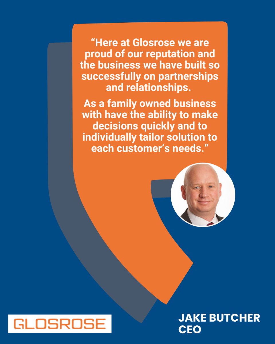 At Glosrose, we take pride in the partnerships we’ve built, delivering service with integrity, expertise, and a personal touch.

Read more about us: ow.ly/Y8i250W3tj2

#Glosrose #FamilyBusiness #CustomerFirst #Leadership #ServiceWithIntegrity #BuiltOnTrust