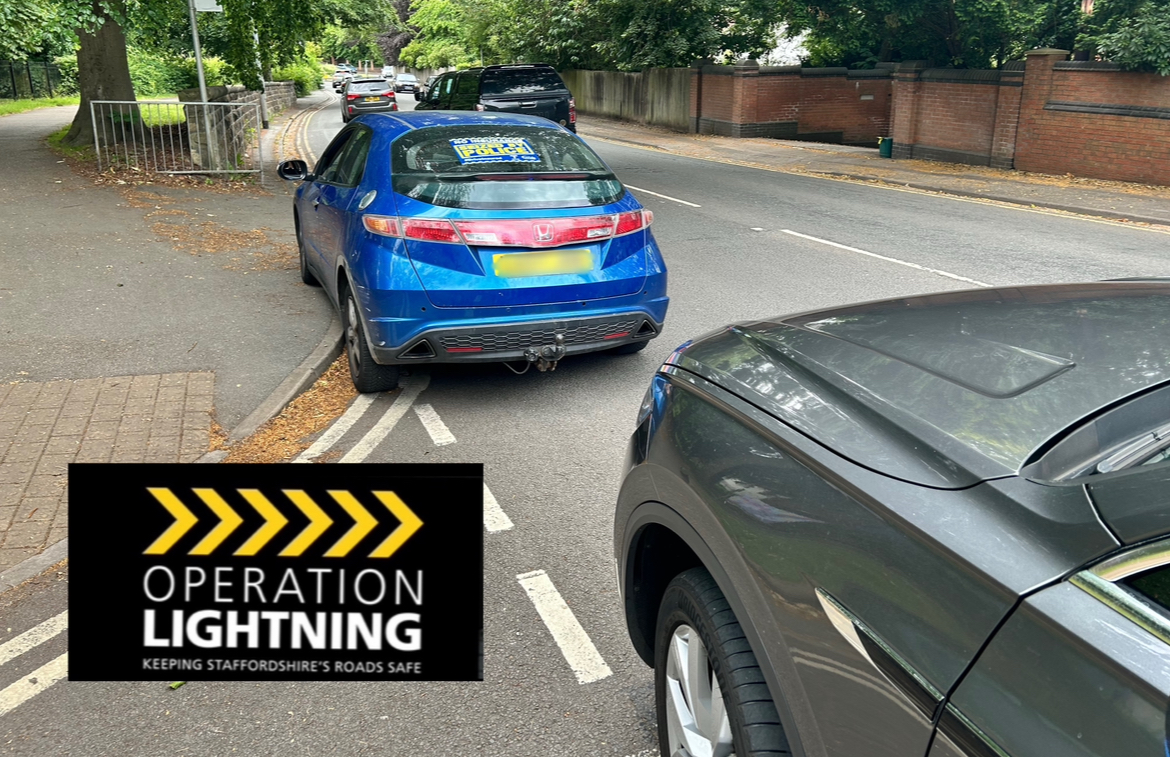 StaffsDogs's tweet image. This vehicle has been activating speed cameras within Staffordshire and not replying to paperwork. #S2ARV have today intercepted the vehicle and stopped it in @Policingstoke.
The driver had no insurance. He has been reported for offences and the vehicle seized.
#OpLightning