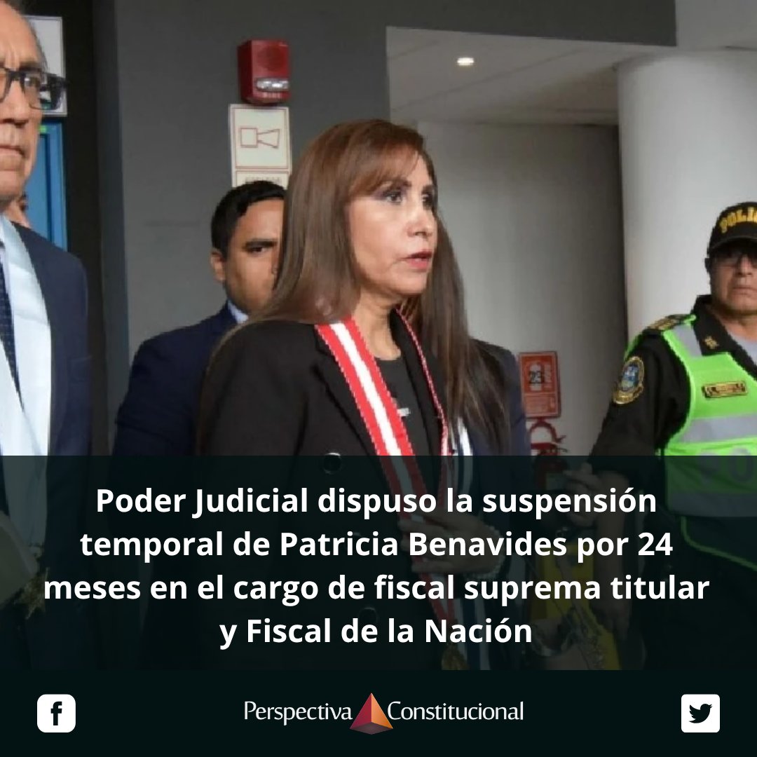 El Juzgado Supremo de Investigación Preparatoria adoptó esta decisión a solicitud del Ministerio Público. Sostuvo que "existen indicios suficientes para creer que su permanencia en el cargo podría afectar el normal funcionamiento del sistema de justicia".