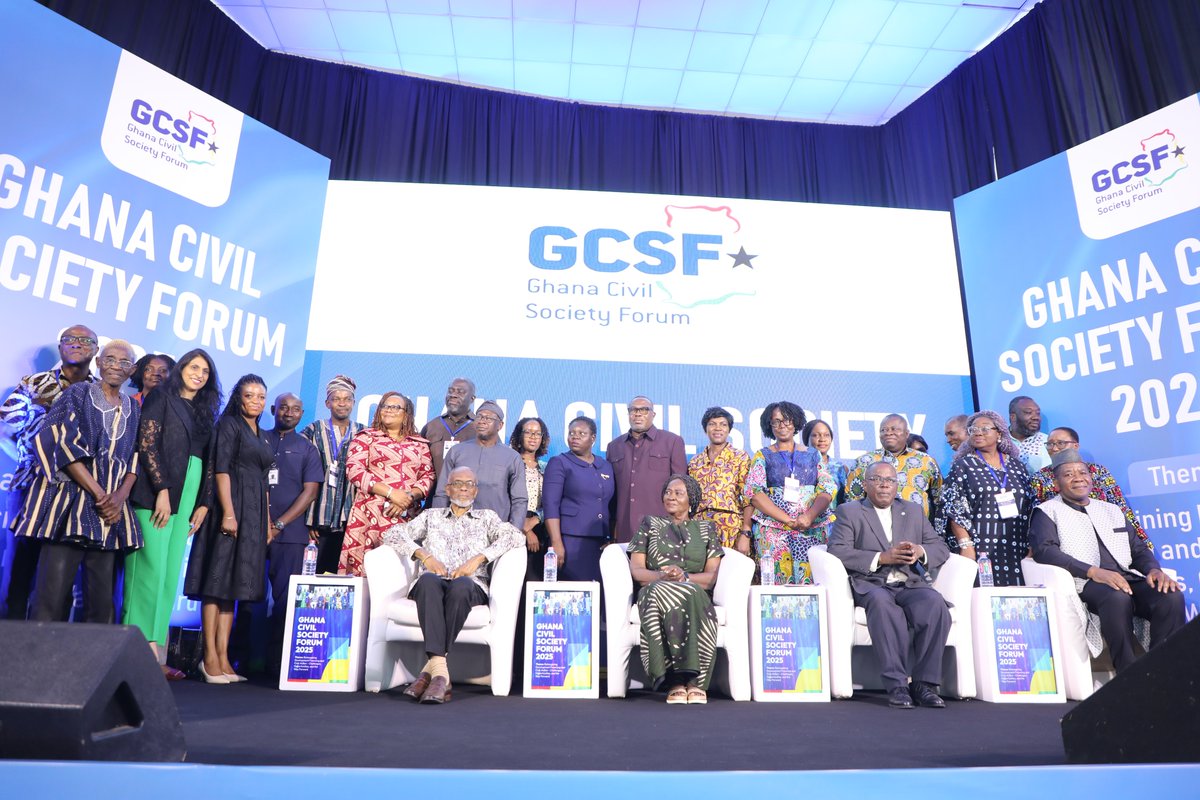 wacsi's tweet photo. At #GCSF2025, Ghana’s Veep Prof. @NJOAgyemang Jane Opoku-Agyemang urged civic actors to shift from dependency to ownership: “Reimagining development financing means moving toward homegrown, sustainable solutions.”
A bold call to action amid global uncertainty. #CSOs #GCSF https://t.co/FHfOP0F02H