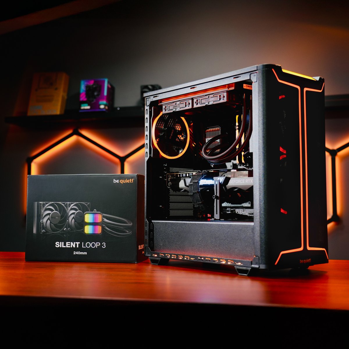 bequietofficial's tweet image. Compact. Clean. Powerful. 🔧🧡

Check out this sleek dark build by @Techrepair_yt — featuring the Silent Loop 3 and Pure Base 501 DX, complete with signature orange be quiet! highlights.

#SilentLoop3 #PureBase501DX #bequiet #TechRepairYT #CompactPower #PCBuildInspo #GamingPC