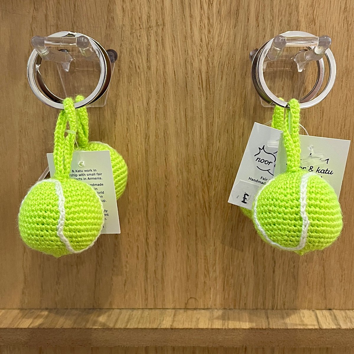 WimbledonBooks's tweet image. Wimbledon's happening, of course! Starting on Monday 30th June. And, naturally, we're running with the tennis theme! From #noorandkatu we have tennis ball crocheted key rings, bookmarks and hair bobbles. @FairtradeUK #handmadeinarmenia #crochet #wimbledontennis #tennisballs