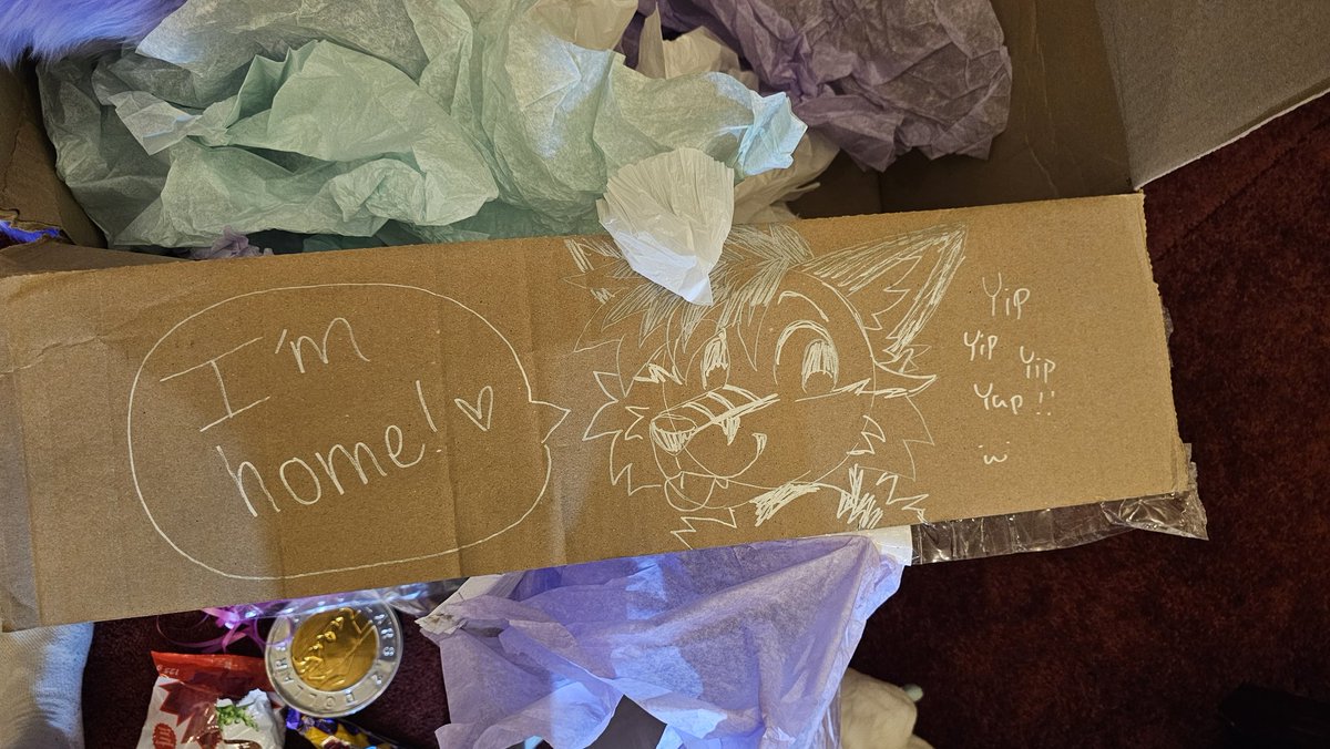 FadedFox's tweet image. I GOT MY SUIT BEFORE ANTHROCON
THANK YOU SO MUCH @StardustFoxArt fox making my boy real and a dream come true and seriously make me the happiest. I've been in a while 💜💜