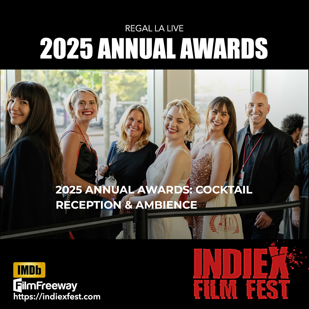 IndieXFest's tweet image. 2025 Annual Awards: Cocktail Reception &amp;amp; Ambience

Explore the relaxed elegance and social atmosphere of the cocktail reception in indiexfest.com/2025-annual-aw…

#IndieXFilmFest #2025AnnualAwards #CocktailReception #FestivalAmbience #RegalLALive #LAEvents #IndieFilmmakers