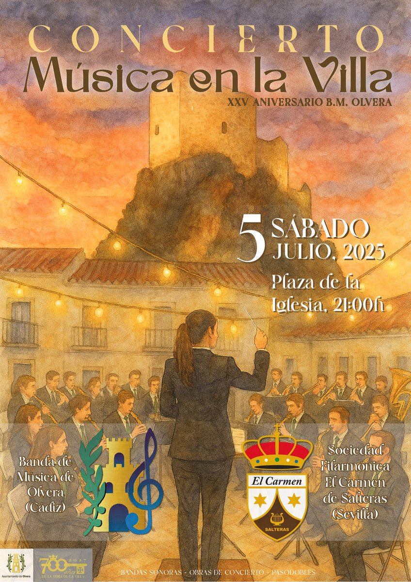 BM Olvera (@bandamolvera) on Twitter photo ๐๐๐๐๐๐๐๐๐๐
#Concierto ๐๐ฎฬ๐ฌ๐ข๐๐ ๐๐ง ๐ฅ๐ ๐๐ข๐ฅ๐ฅ๐ el cuรกl tendrรก lugar en la ๐Plaza de la Iglesia a las ๐ 21:00h el prรณximo ๐
5 de julio. Junto a los compaรฑeros #๐๐๐๐๐ฅ๐ญ๐๐ซ๐๐ฌ ๐
#๐๐ฅ๐ฏ๐๐ซ๐๐๐ฎ๐๐ง๐ #๐๐ฅ๐๐๐ซ๐ฆ๐๐ง๐๐ง๐๐ฅ๐ฏ๐๐ซ๐ ๐๐๐๐๐๐๐๐๐๐
#Concierto ๐๐ฎฬ๐ฌ๐ข๐๐ ๐๐ง ๐ฅ๐ ๐๐ข๐ฅ๐ฅ๐ el cuรกl tendrรก lugar en la ๐Plaza de la Iglesia a las ๐ 21:00h el prรณximo ๐
5 de julio. Junto a los compaรฑeros #๐๐๐๐๐ฅ๐ญ๐๐ซ๐๐ฌ ๐
#๐๐ฅ๐ฏ๐๐ซ๐๐๐ฎ๐๐ง๐ #๐๐ฅ๐๐๐ซ๐ฆ๐๐ง๐๐ง๐๐ฅ๐ฏ๐๐ซ๐