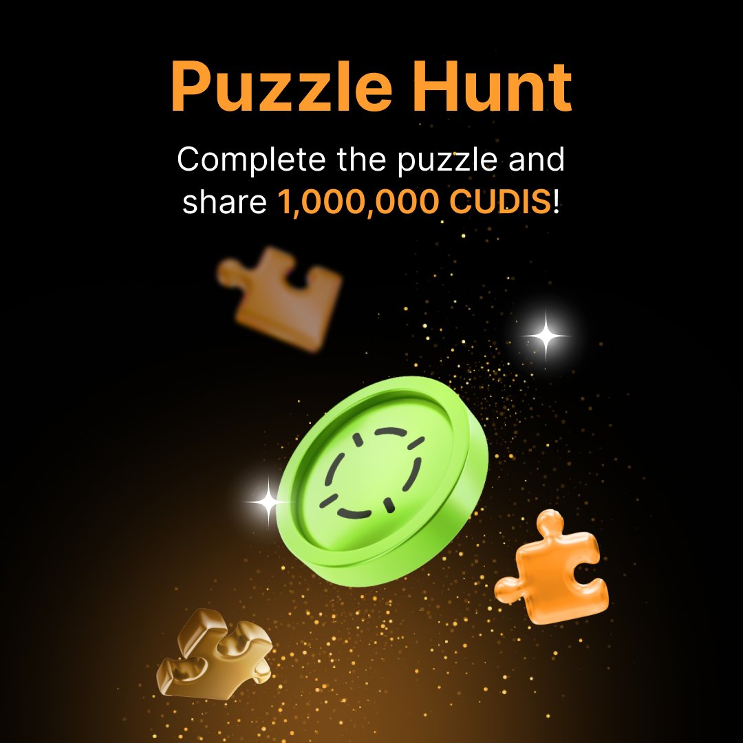 BybitPlus's tweet photo. 💰 Join the #CUDIS Puzzle Hunt Special Event and Grab up to 1,000,000 $CUDIS with @CudisWellness！

 🎉 Unlock the puzzle: https://t.co/4azuEzWyvZ

#BybitPuzzle #TheCryptoArk https://t.co/A8Fy6af0Ut