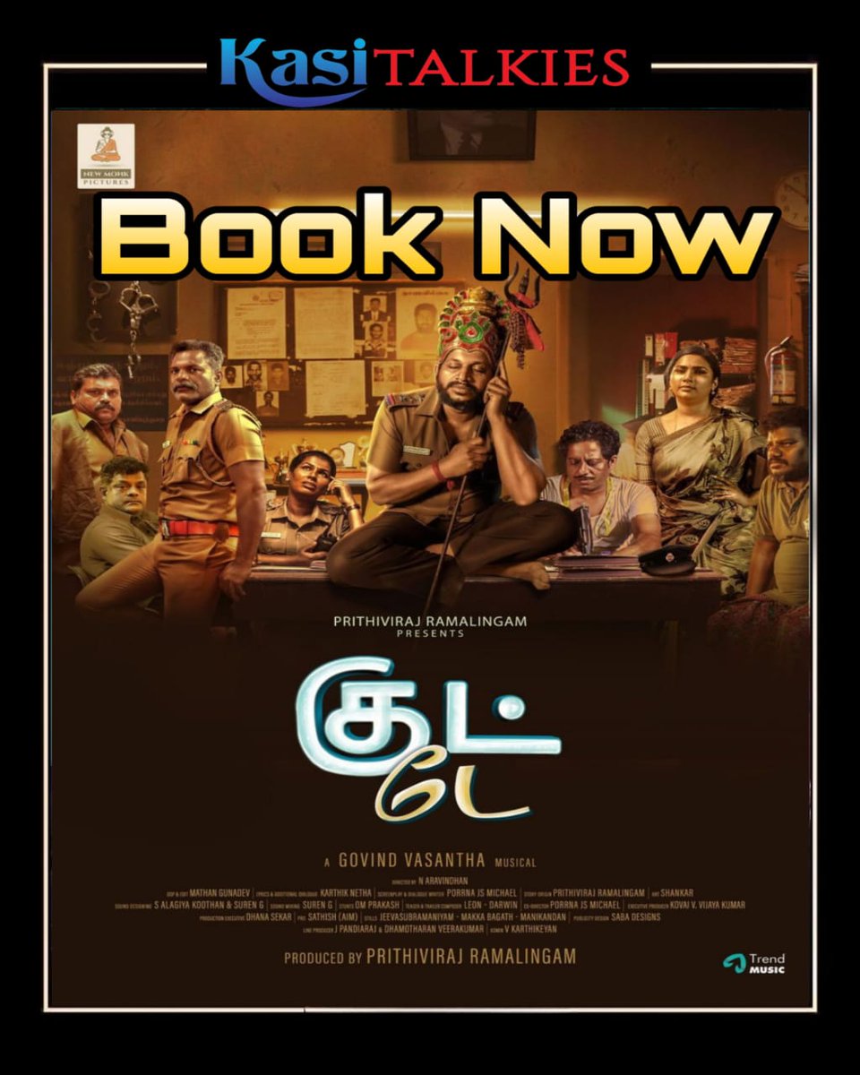 Kasi Talkies (@kasitalkies) on Twitter photo #GoodDay - Tamil Movie Releasing On June 27
<a href="/KasiTalkies/">Kasi Talkies</a>
Book Your Tickets Soon. Visit Us On bit.ly/2EfUh5X
#PrithvirajMahalingam <a href="/kaaliactor/">Kaali Venkat</a> #MynaNandhini #Govindvasantha #GoodDay - Tamil Movie Releasing On June 27
<a href="/KasiTalkies/">Kasi Talkies</a>
Book Your Tickets Soon. Visit Us On bit.ly/2EfUh5X
#PrithvirajMahalingam <a href="/kaaliactor/">Kaali Venkat</a> #MynaNandhini #Govindvasantha