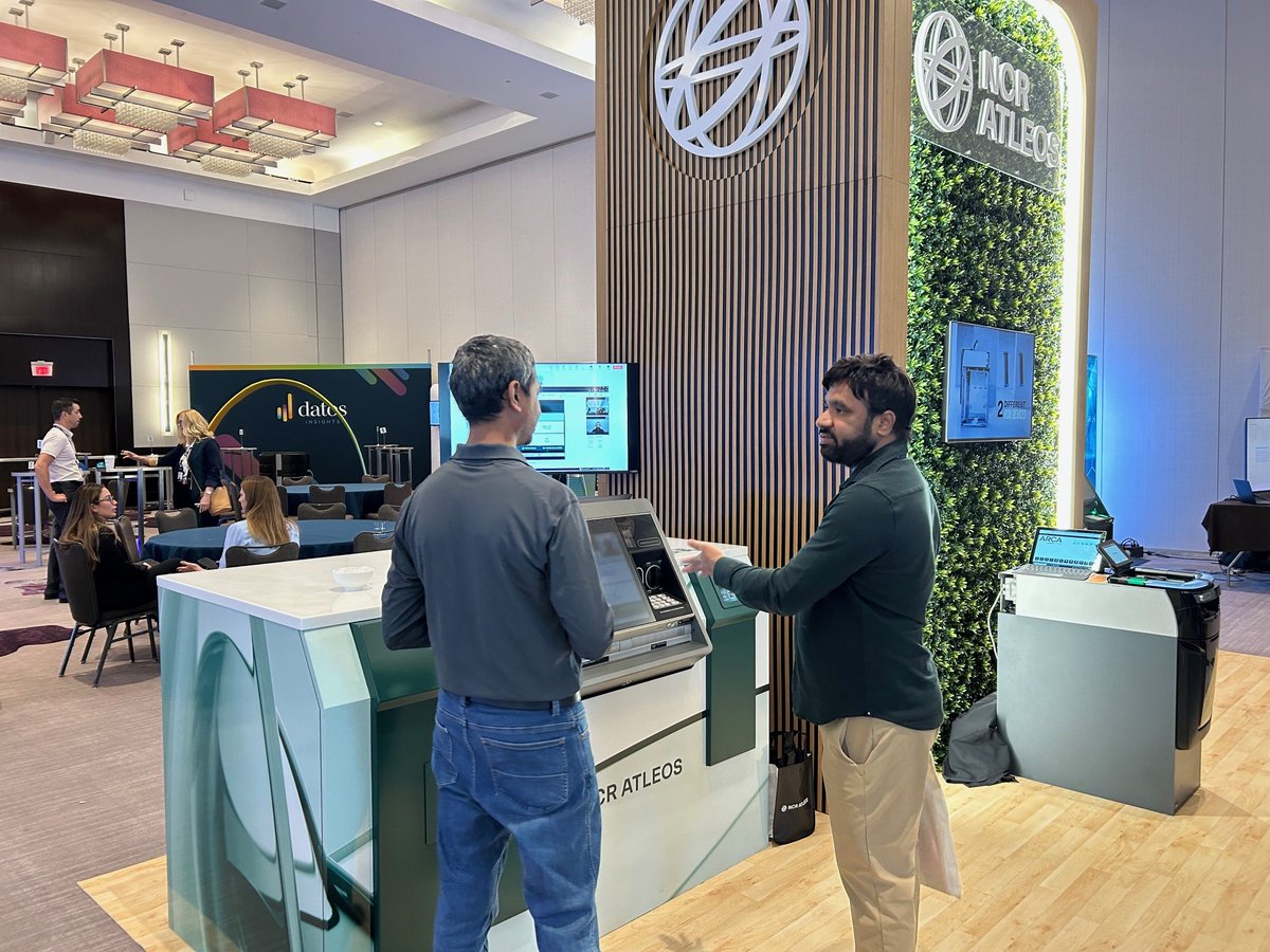 ncratleos's tweet photo. Thank you for visiting us at #RBTAmericas! We had great conversations on how our solutions can help with business challenges. Our North America GM, Steve Nogalo, joined PenAir Credit Union CIO Derrick Aguilar for a discussion on redefining service excellence. #AccessExpanded https://t.co/Wk18rulwMX