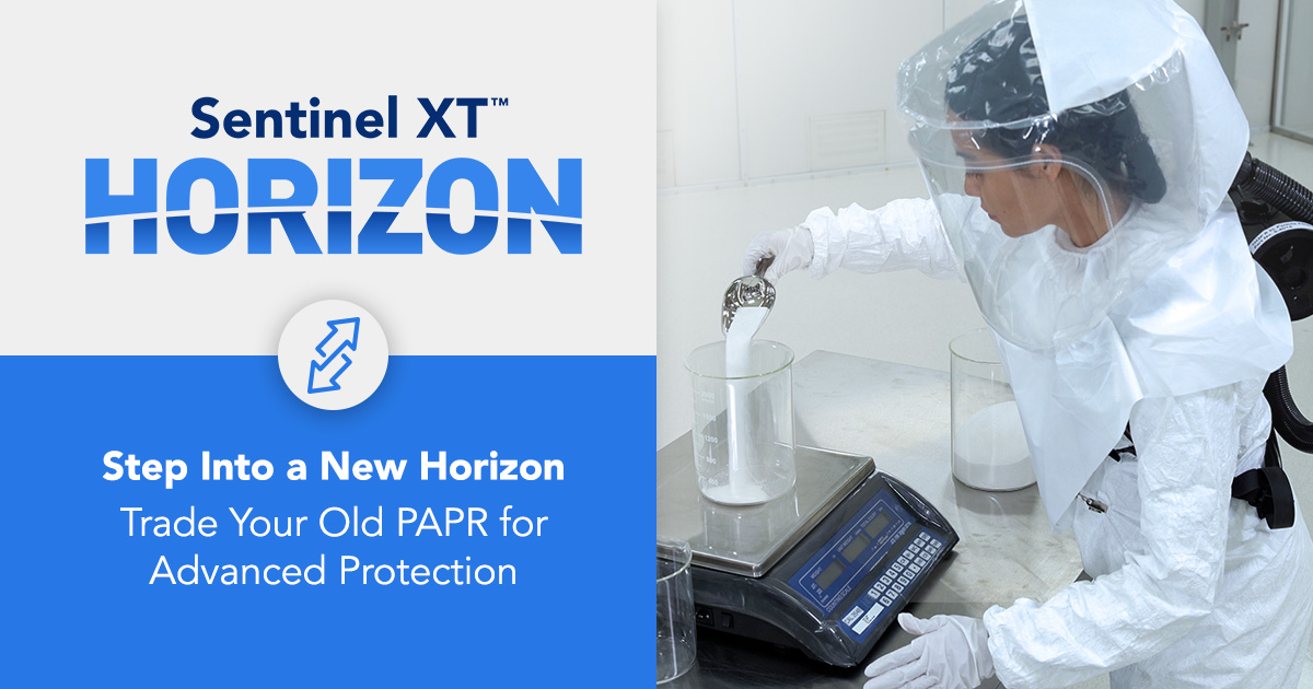 More power. More visibility. More comfort. Trade your current #PAPR for the Sentinel XT® Horizon and experience the next evolution in PAPR protection with zero up-front costs. Get in touch to learn more: ilcdover.com/en/contact/
