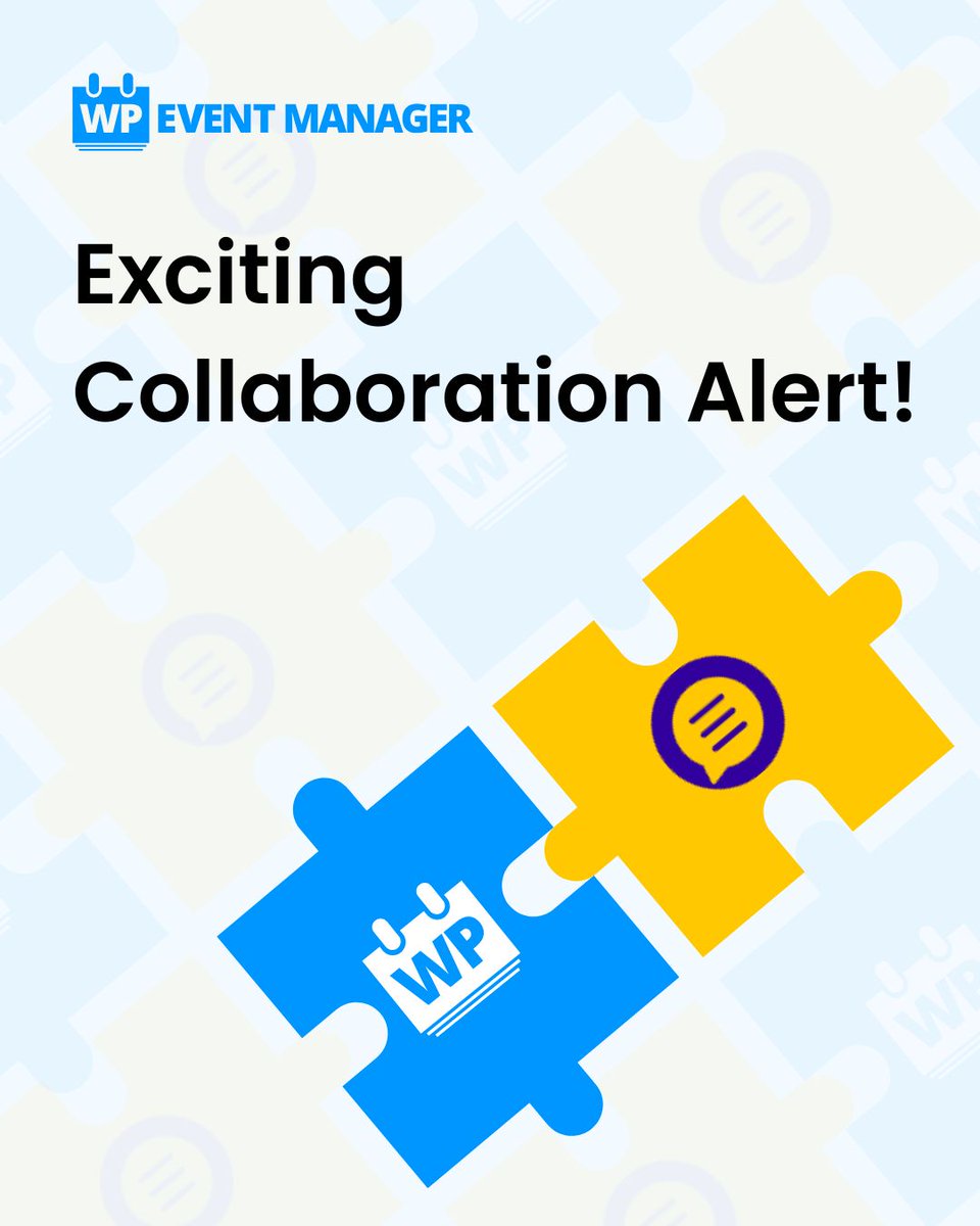 wp_eventmanager's tweet image. 🎉 Exciting news! WP Event Manager 🤝 Icegram = Smarter, more engaging events! 🚀
Seamless event management + boosted sign-ups with smart popups & opt-ins. 😍
👉 Explore: zurl.co/1QU31
#EventMarketing #WPEventManager #Icegram