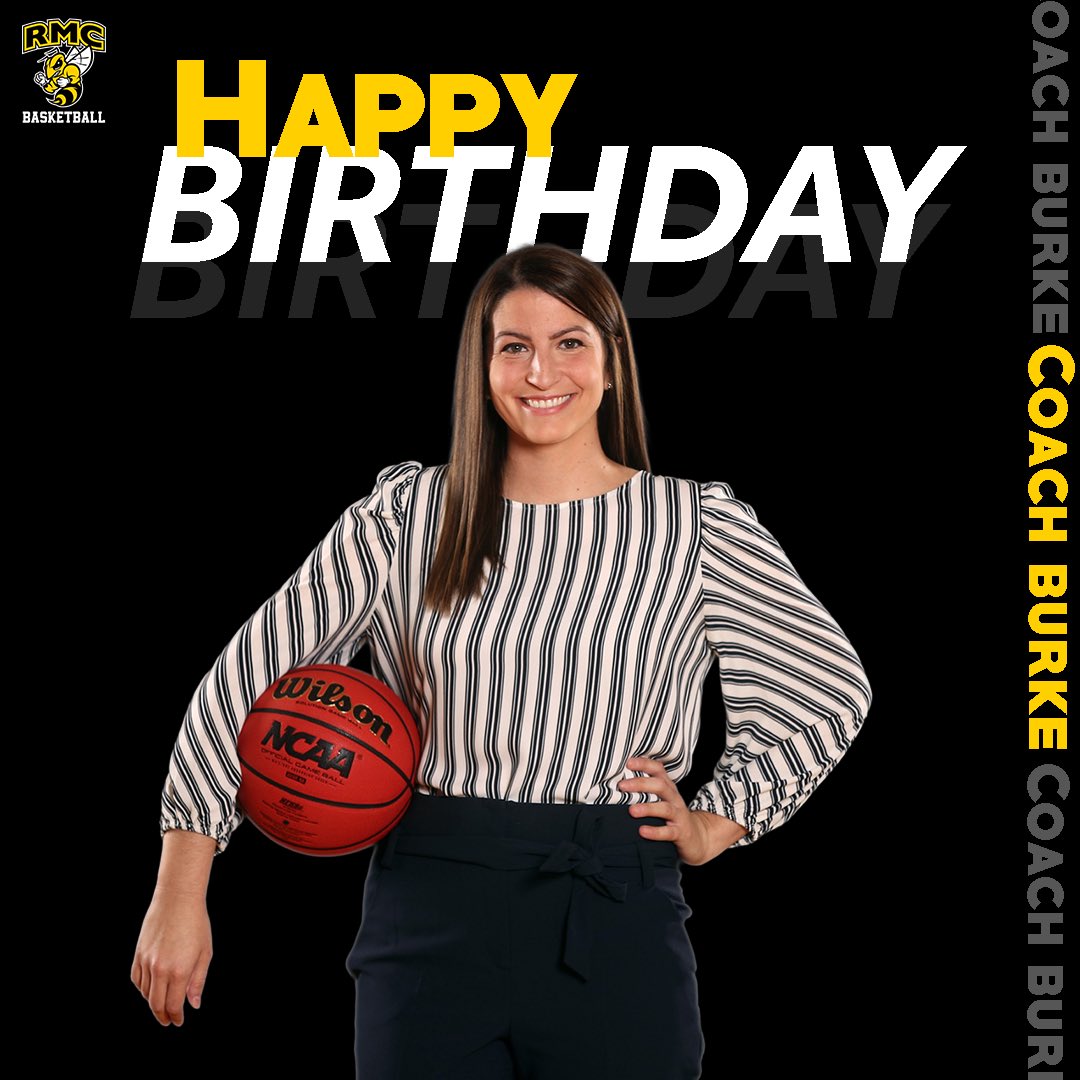RMCWBB's tweet image. Happy Birthday, Coach Burke! Thank you for your guidance, dedication, and inspiration! We’re so grateful to have you leading our team! 🎉💛