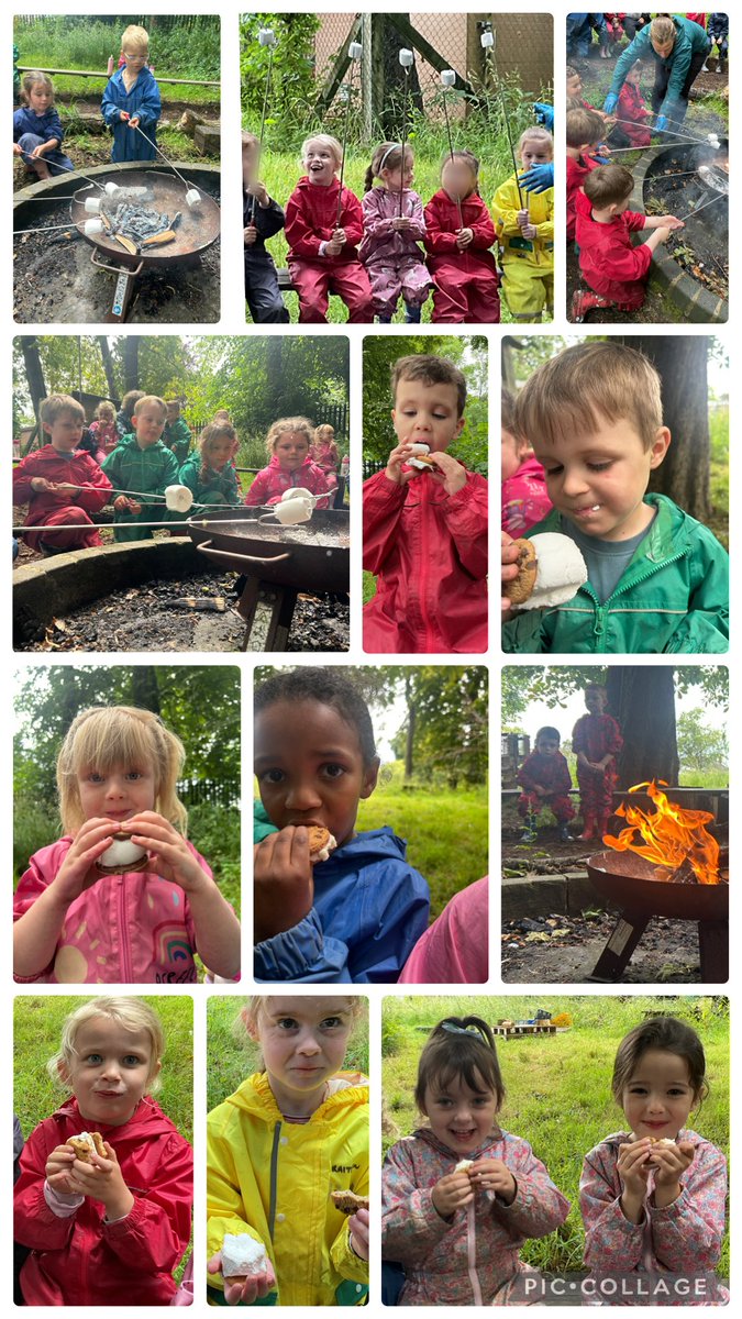 Reception Classes have all enjoyed s’mores at #overchurchforestschool