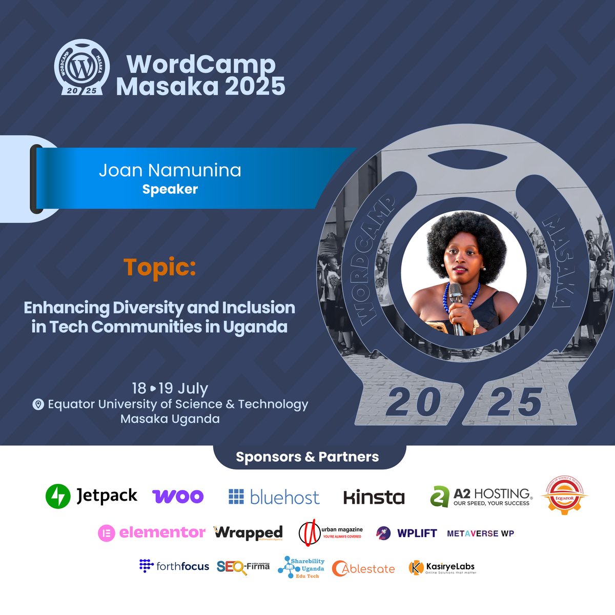 WordCamp Masaka 2025 (@wordpressmasaka) on Twitter photo 🔥 Joan <a href="/namuninaj/">Joan Namunina</a> will be sharing bold strategies at #WCMasaka 2025! She's bringing her vision for an inclusive tech communities in Uganda, empowering everyone. Don't miss out on these groundbreaking insights!🎟️Get tickets NOW: masaka.wordcamp.org/2025/tickets/
#WordPress #DiversityInTech 🔥 Joan <a href="/namuninaj/">Joan Namunina</a> will be sharing bold strategies at #WCMasaka 2025! She's bringing her vision for an inclusive tech communities in Uganda, empowering everyone. Don't miss out on these groundbreaking insights!🎟️Get tickets NOW: masaka.wordcamp.org/2025/tickets/
#WordPress #DiversityInTech