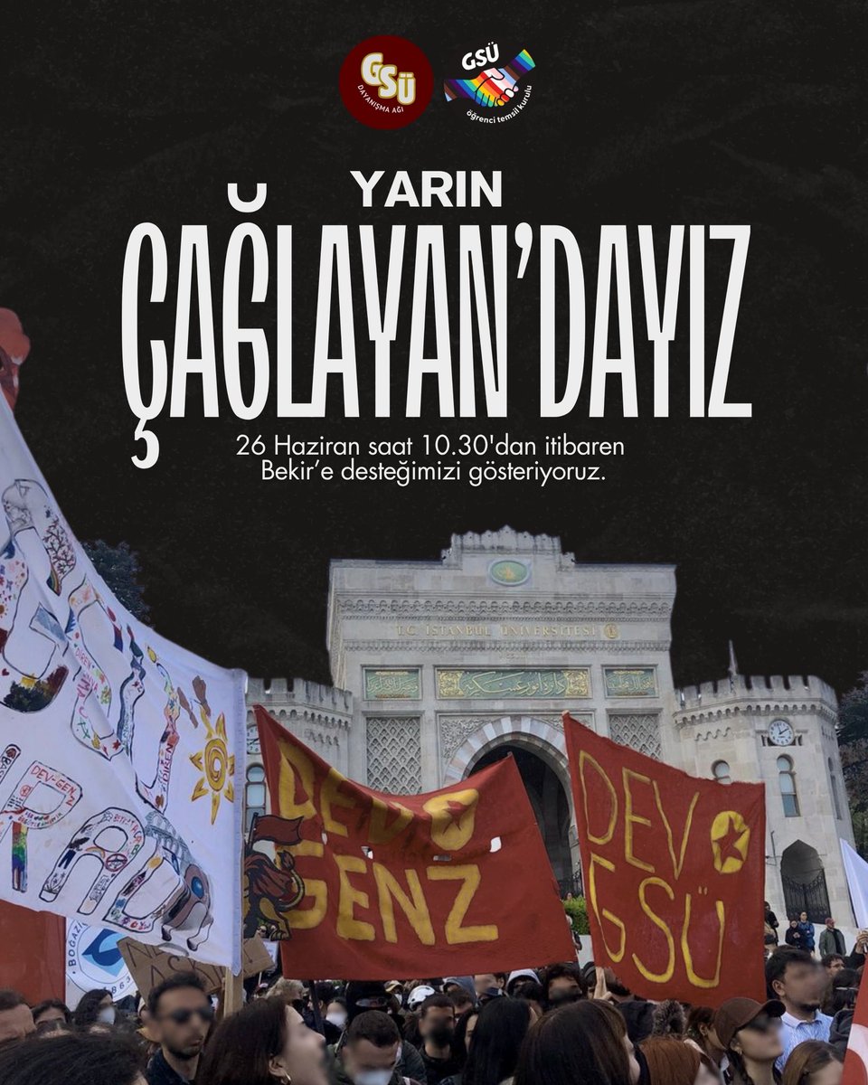 yarın bekir için çağlayan'dayız!