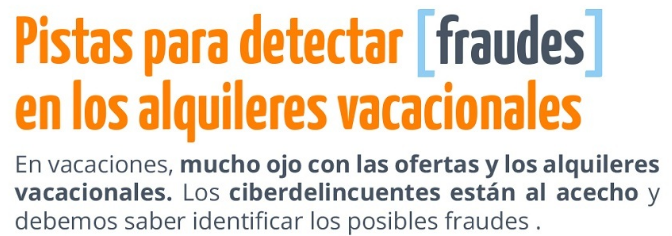 Antes de irte de vacaciones 🏖, ¡infórmate 🚨!

Cuando hay necesidad aumentan los fraudes. Que este año no te estropeen el verano, protégete durante tus vacaciones 🛡.

incibe.es/ciudadania/for…